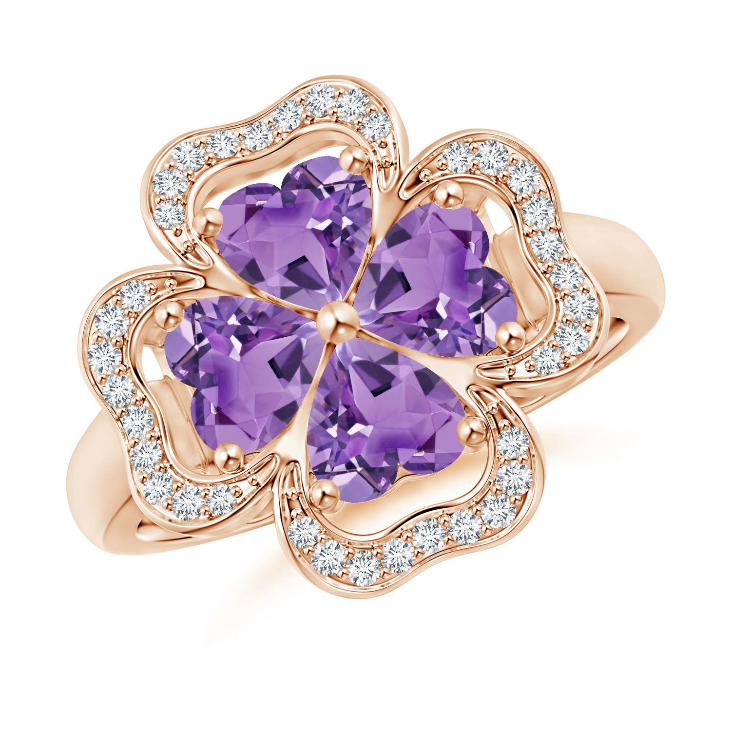 A - Amethyst / 1.57 CT / 14 KT Rose Gold