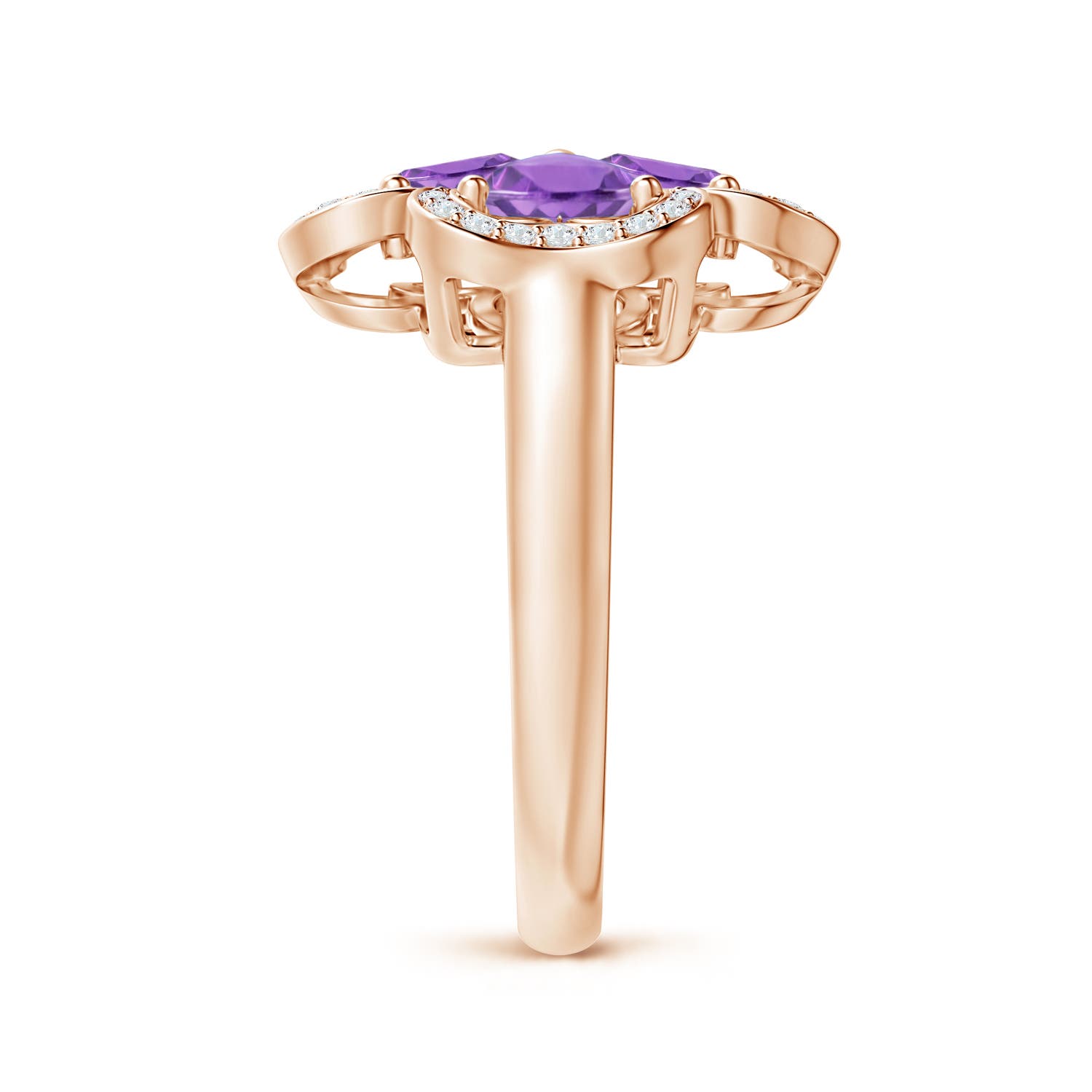 A - Amethyst / 1.57 CT / 14 KT Rose Gold