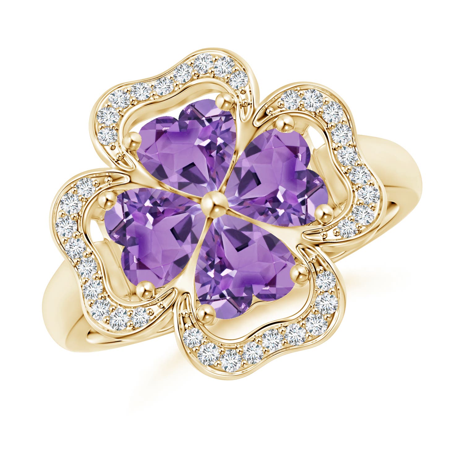 A - Amethyst / 1.57 CT / 14 KT Yellow Gold