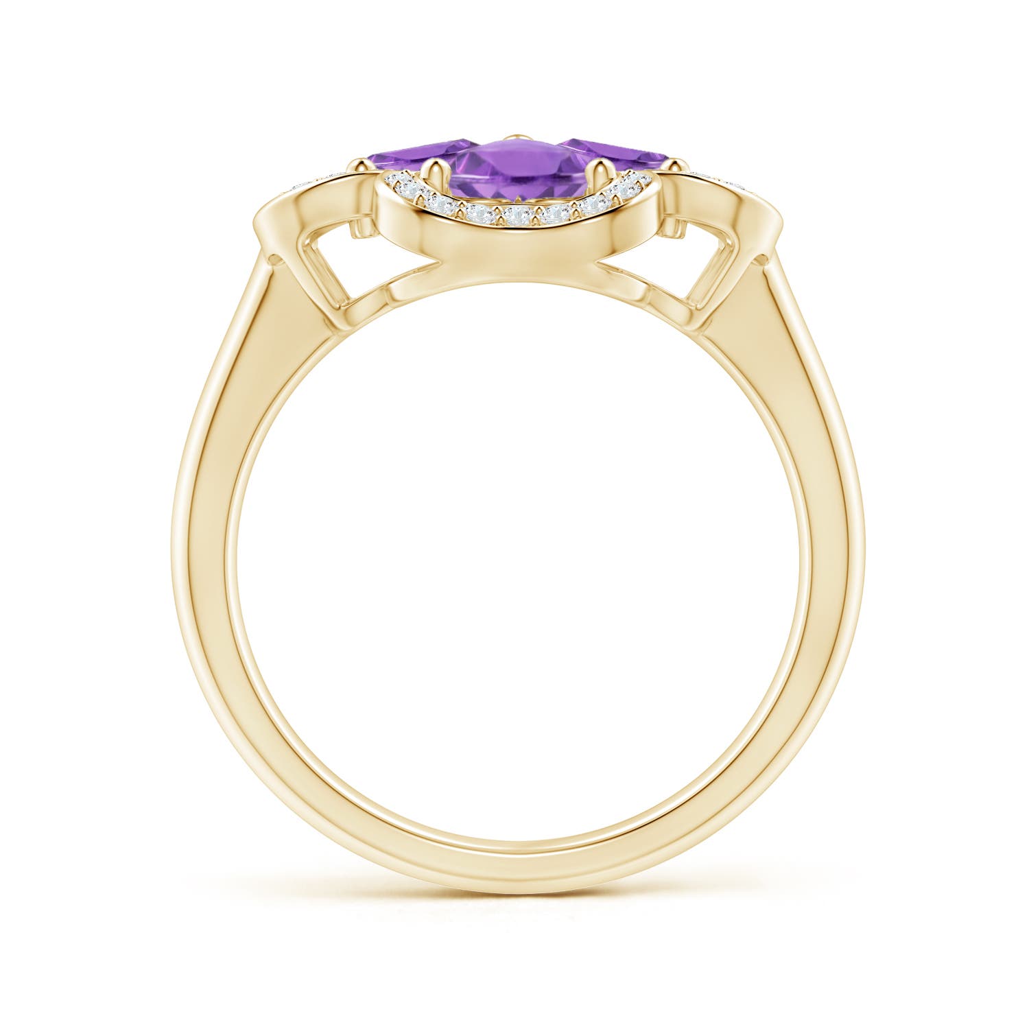 A - Amethyst / 1.57 CT / 14 KT Yellow Gold