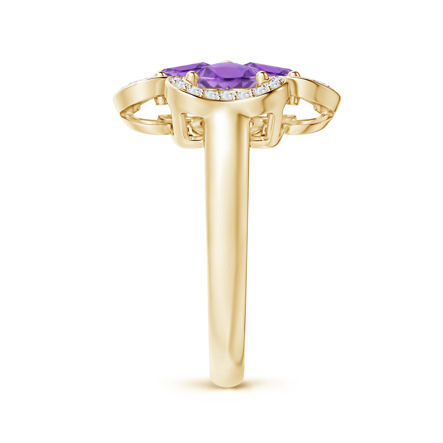 A - Amethyst / 1.57 CT / 14 KT Yellow Gold