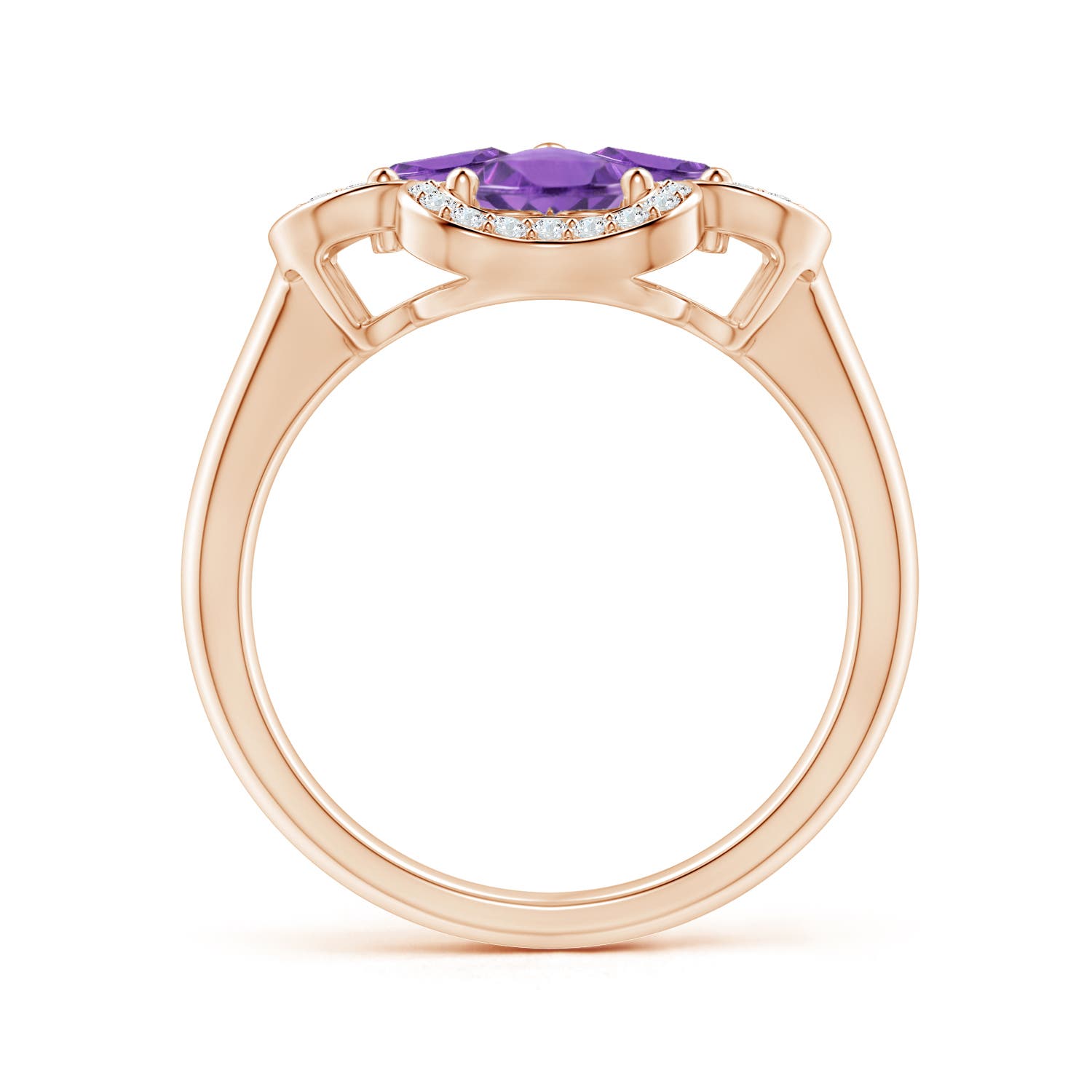 AA - Amethyst / 1.57 CT / 14 KT Rose Gold