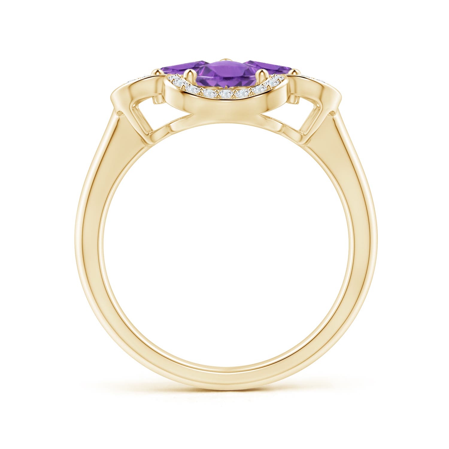 AA - Amethyst / 1.57 CT / 14 KT Yellow Gold