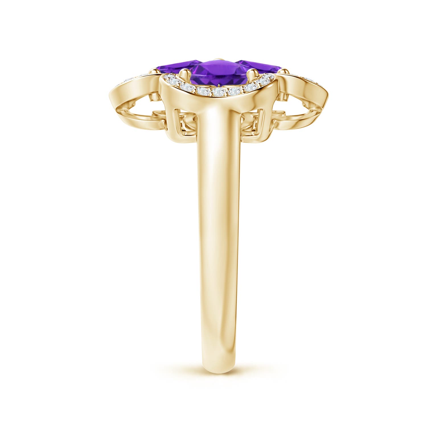 AAAA - Amethyst / 1.57 CT / 14 KT Yellow Gold