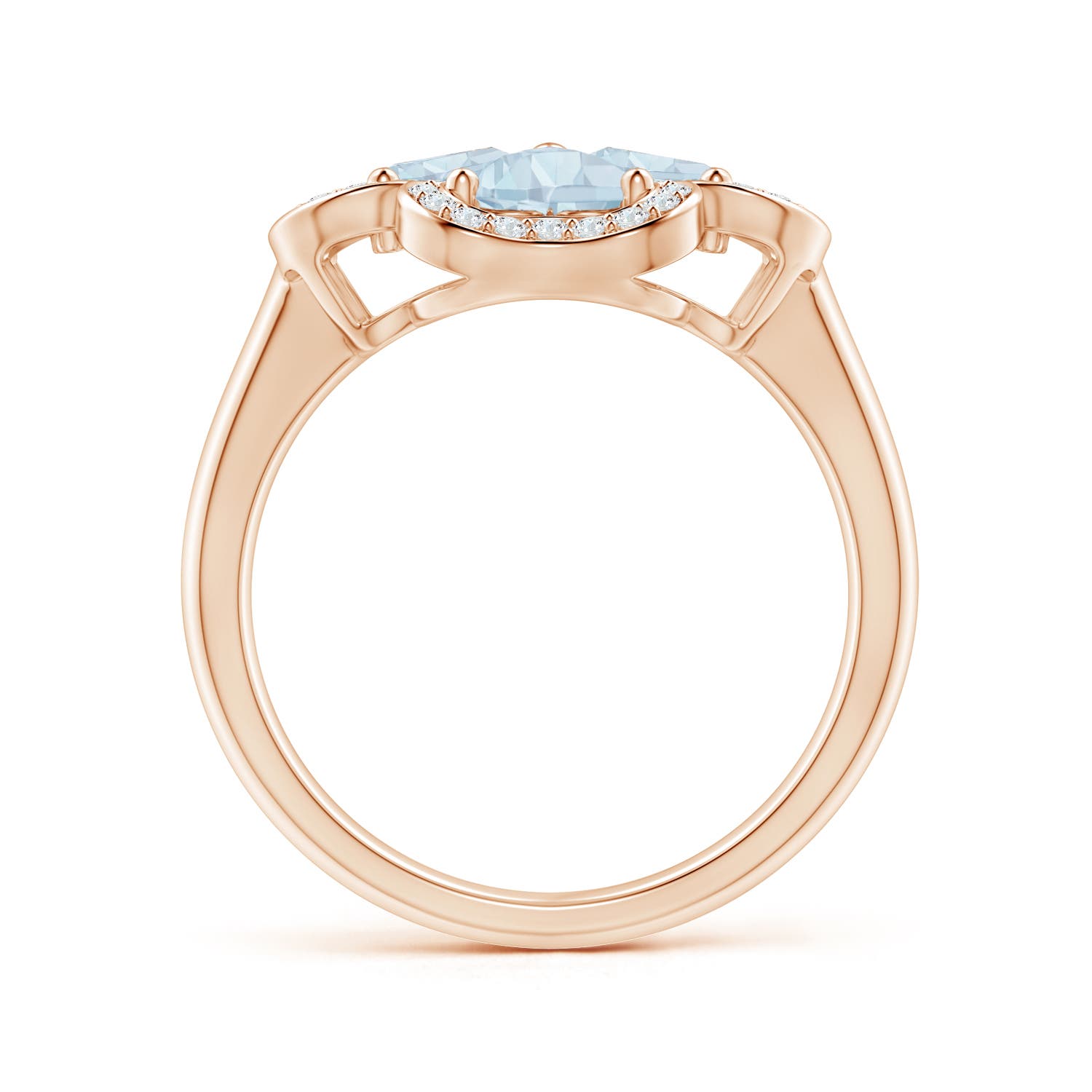 A - Aquamarine / 1.56 CT / 14 KT Rose Gold