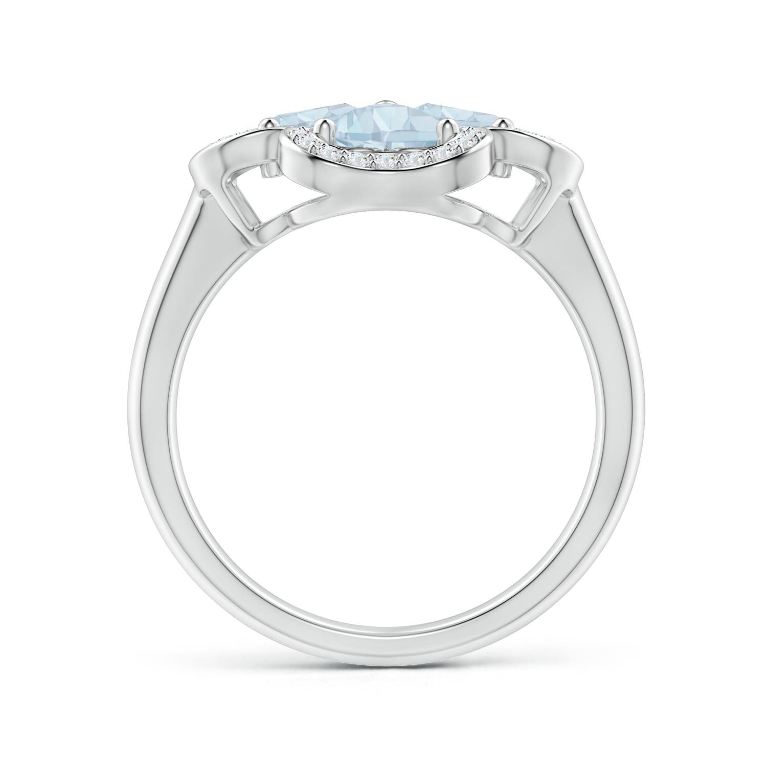 A - Aquamarine / 1.56 CT / 14 KT White Gold