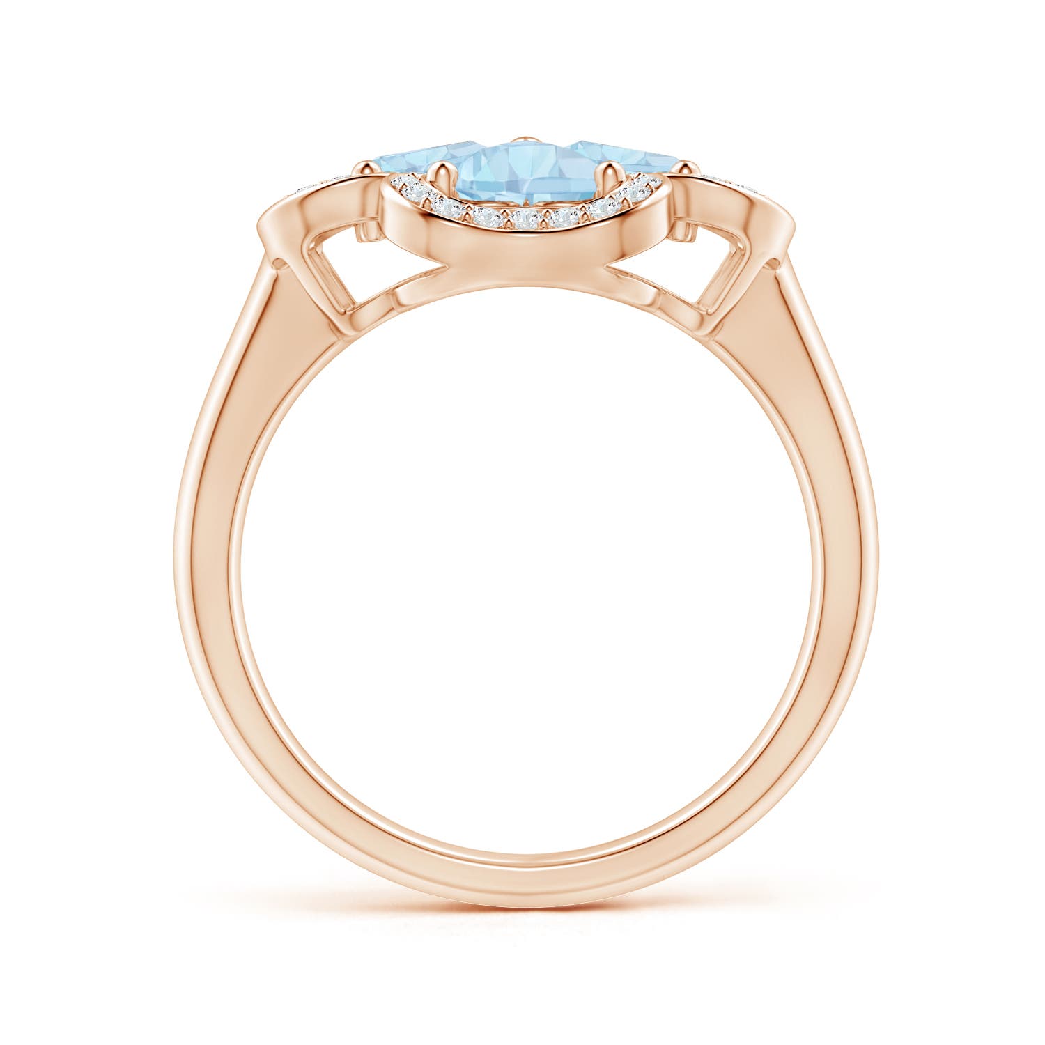 AA - Aquamarine / 1.56 CT / 14 KT Rose Gold