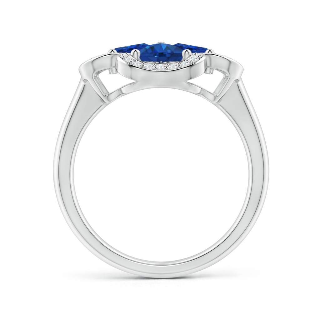 Heart-Shaped Sapphire Clover Ring | Angara