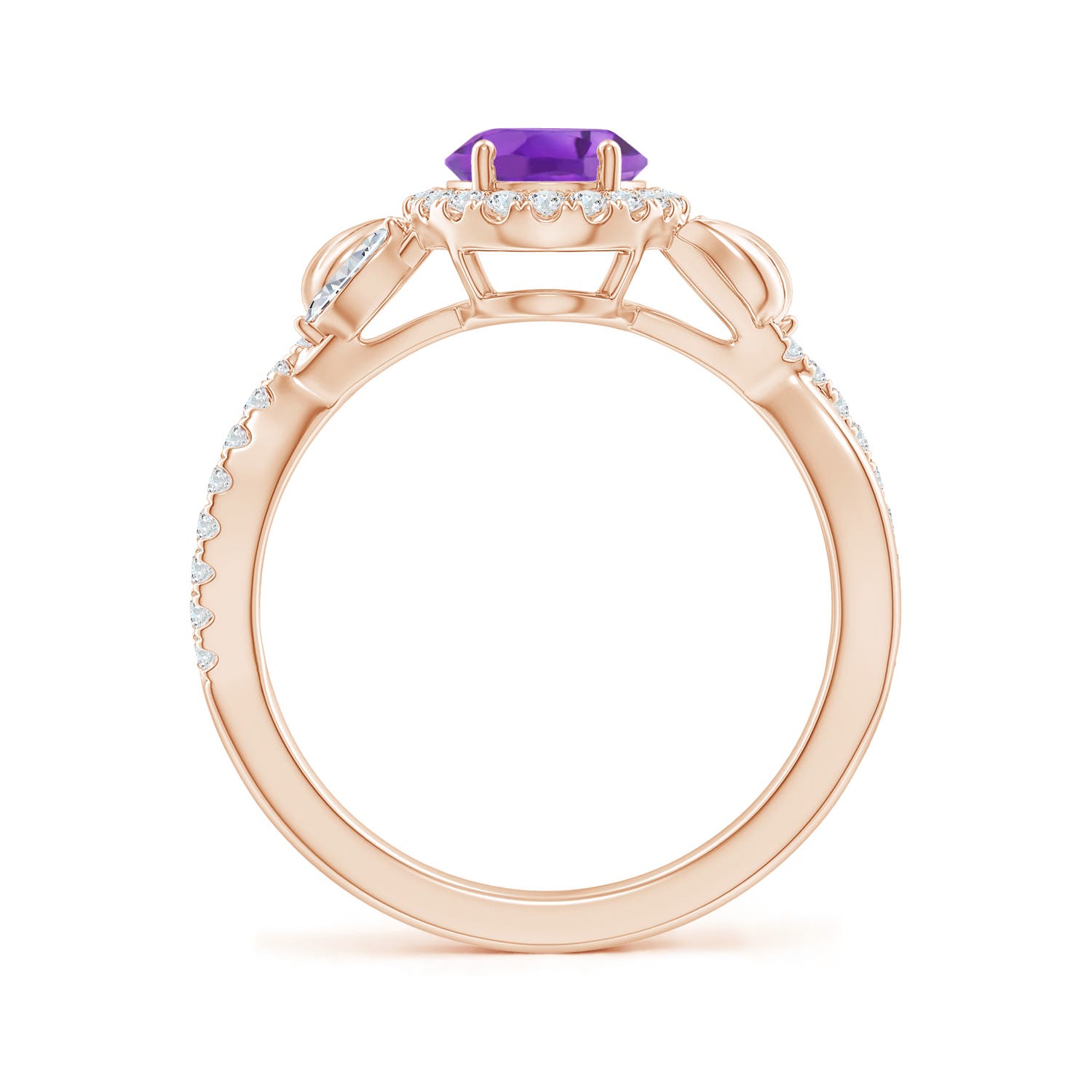 AA - Amethyst / 1.57 CT / 14 KT Rose Gold