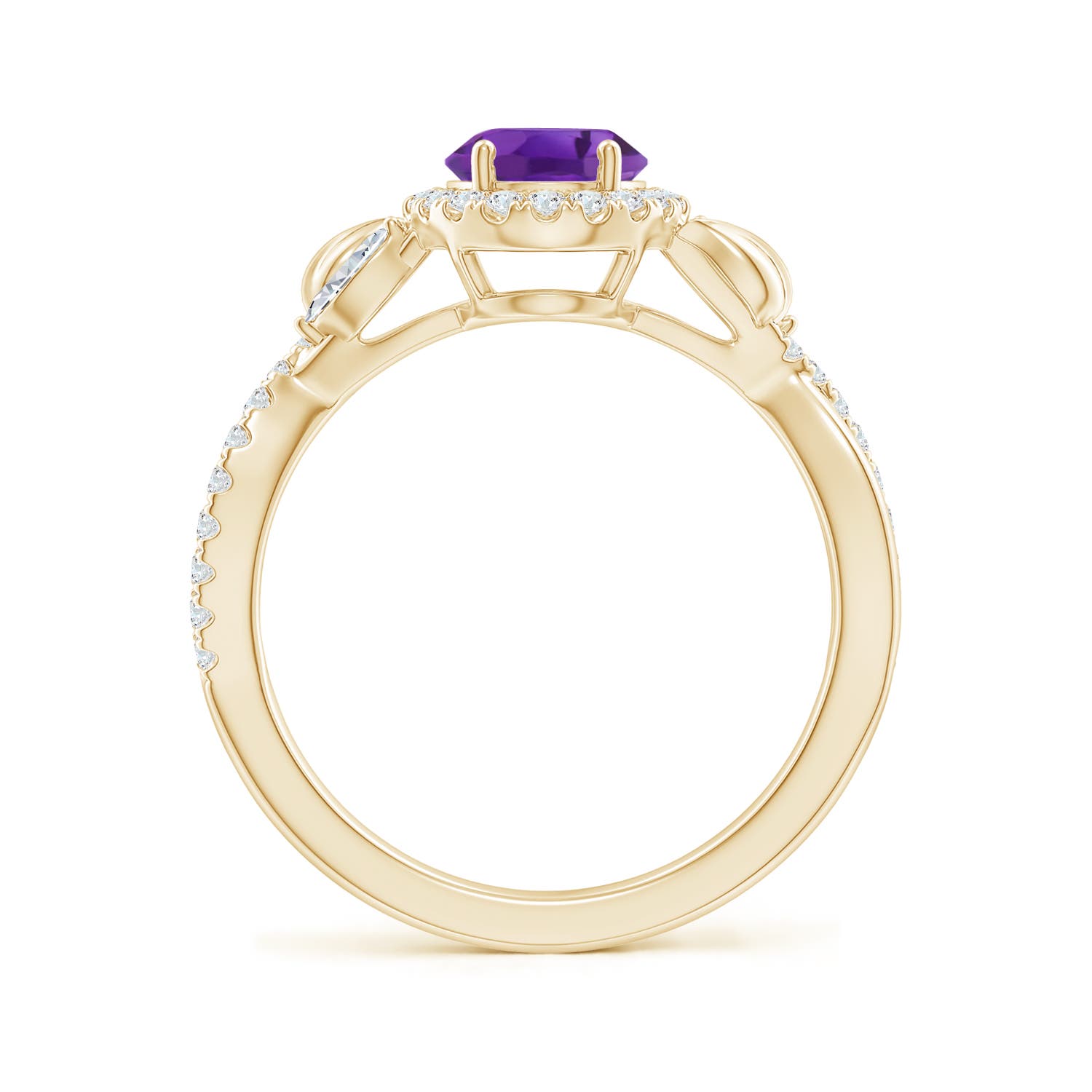 AAA - Amethyst / 1.57 CT / 14 KT Yellow Gold