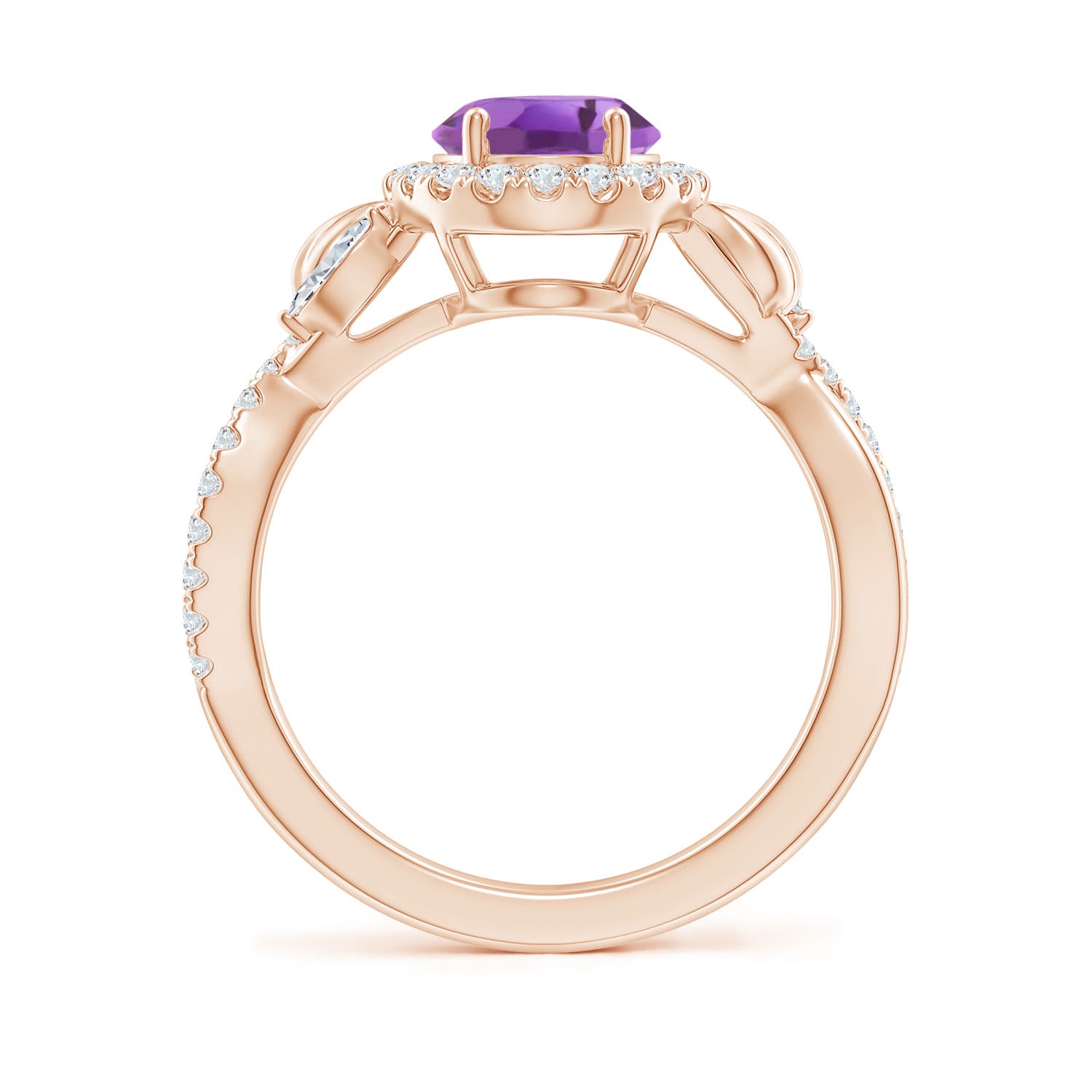 A - Amethyst / 2.06 CT / 14 KT Rose Gold