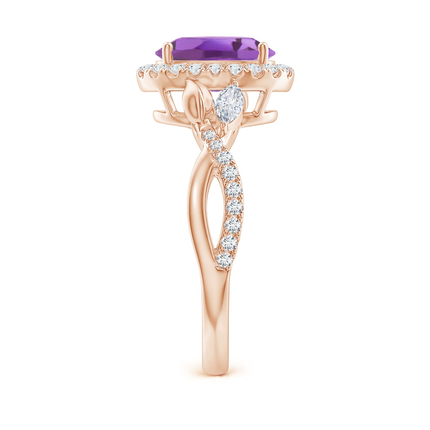 A - Amethyst / 2.06 CT / 14 KT Rose Gold