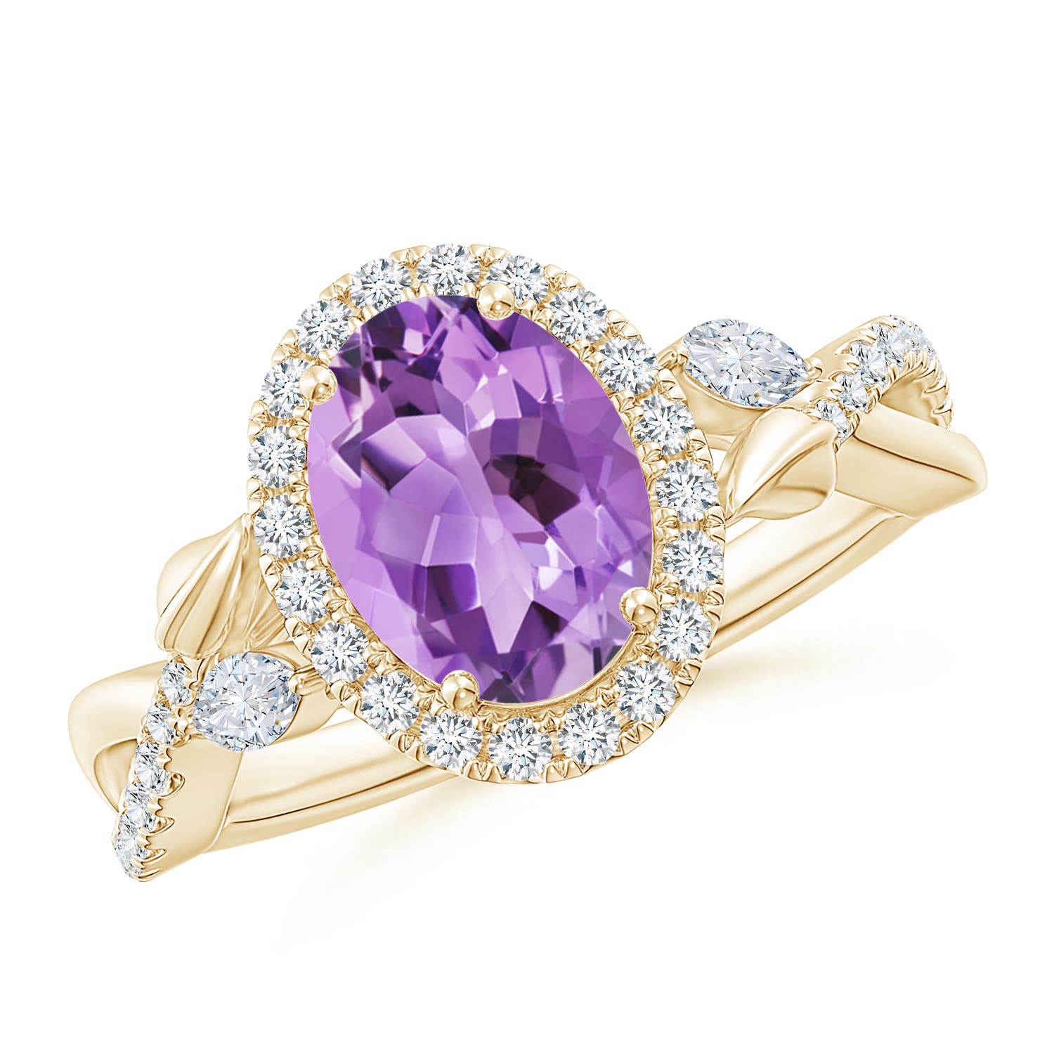 A - Amethyst / 2.06 CT / 14 KT Yellow Gold