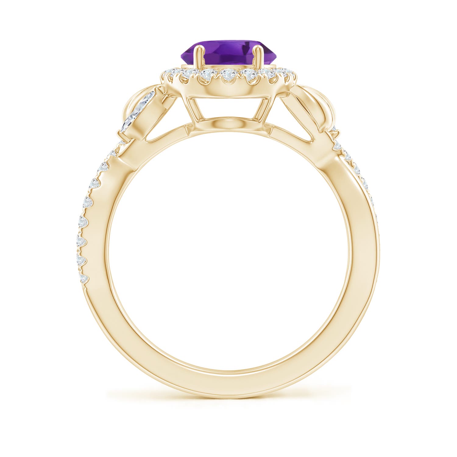 AAA - Amethyst / 2.06 CT / 14 KT Yellow Gold