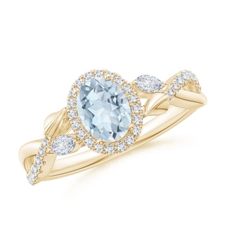 Oval A Aquamarine
