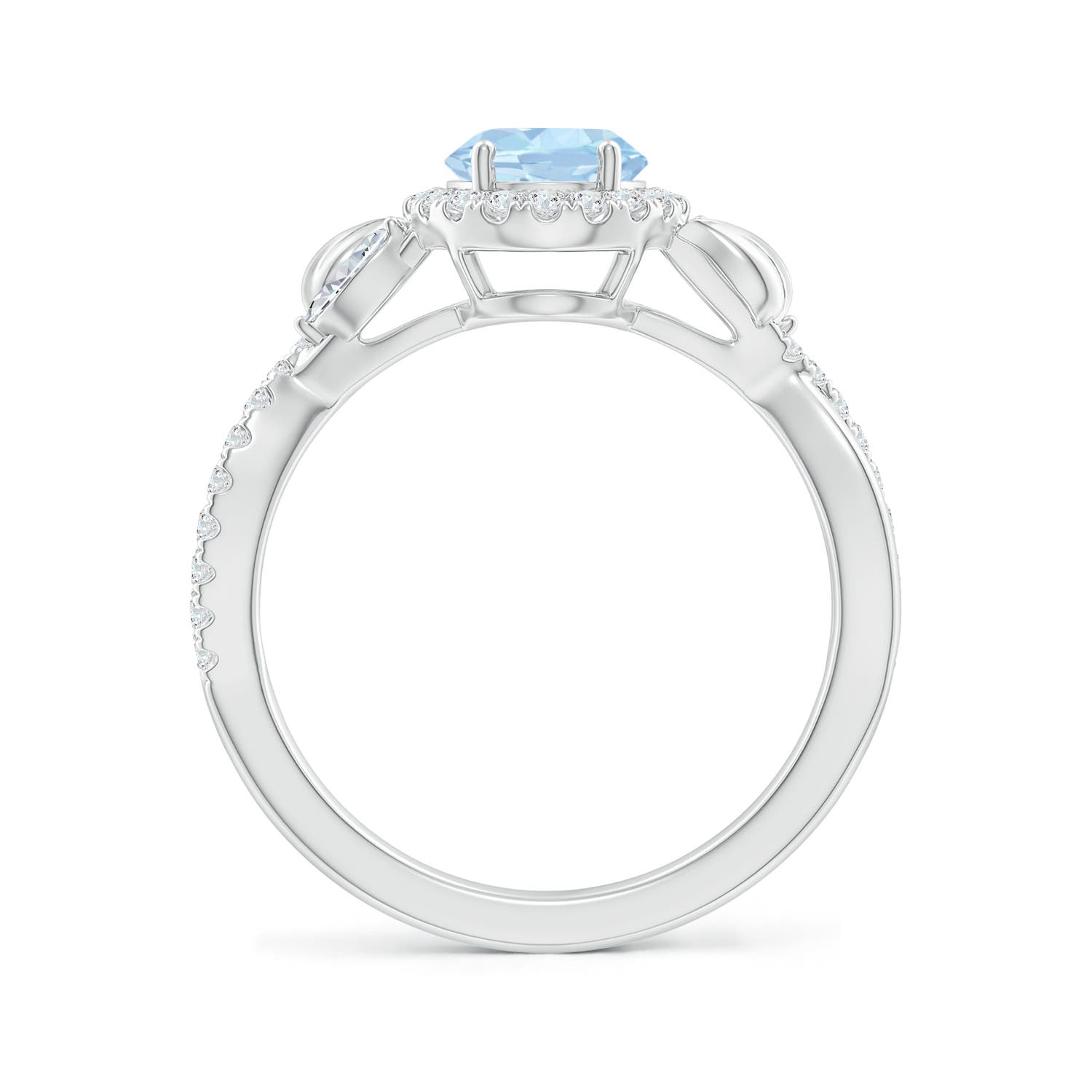 AA - Aquamarine / 1.42 CT / 14 KT White Gold