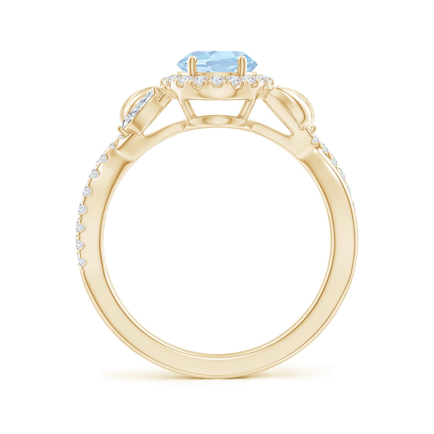 AA - Aquamarine / 1.42 CT / 14 KT Yellow Gold