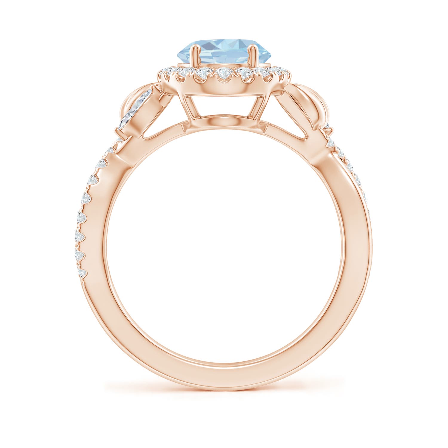 A - Aquamarine / 1.96 CT / 14 KT Rose Gold