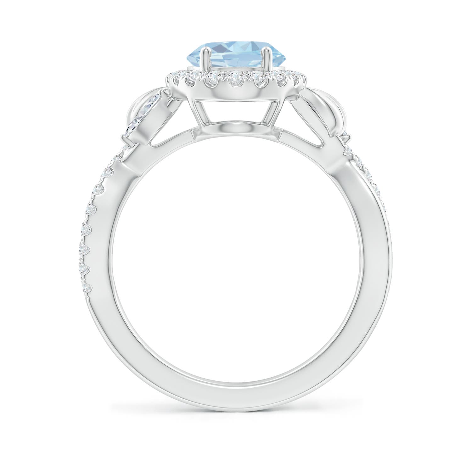 A - Aquamarine / 1.96 CT / 14 KT White Gold