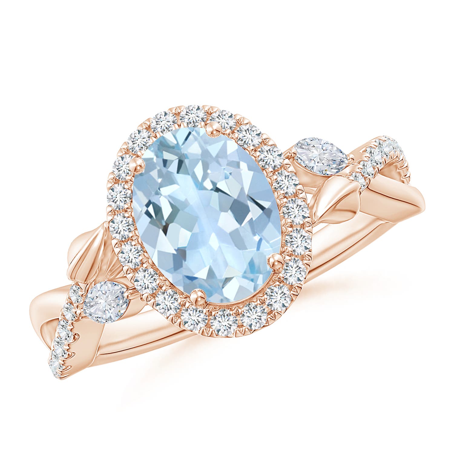 AA - Aquamarine / 1.96 CT / 14 KT Rose Gold