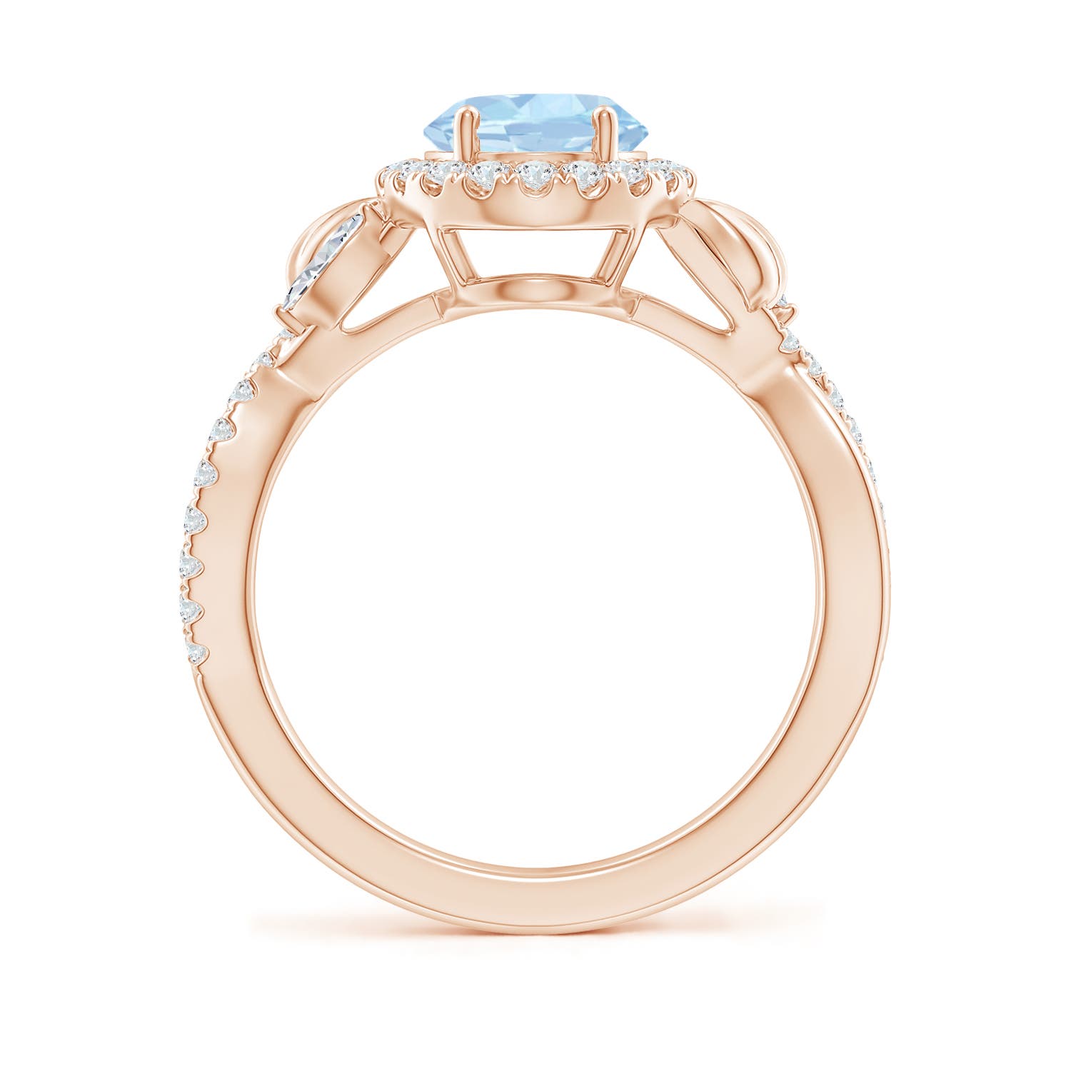 AA - Aquamarine / 1.96 CT / 14 KT Rose Gold