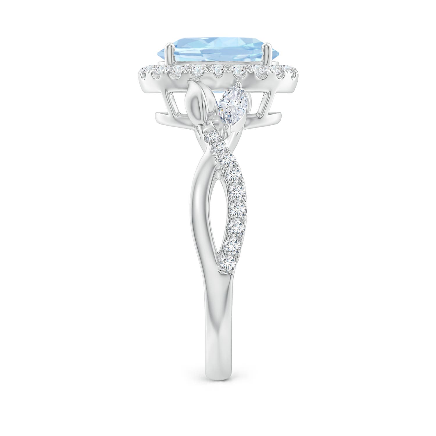 AA - Aquamarine / 1.96 CT / 14 KT White Gold