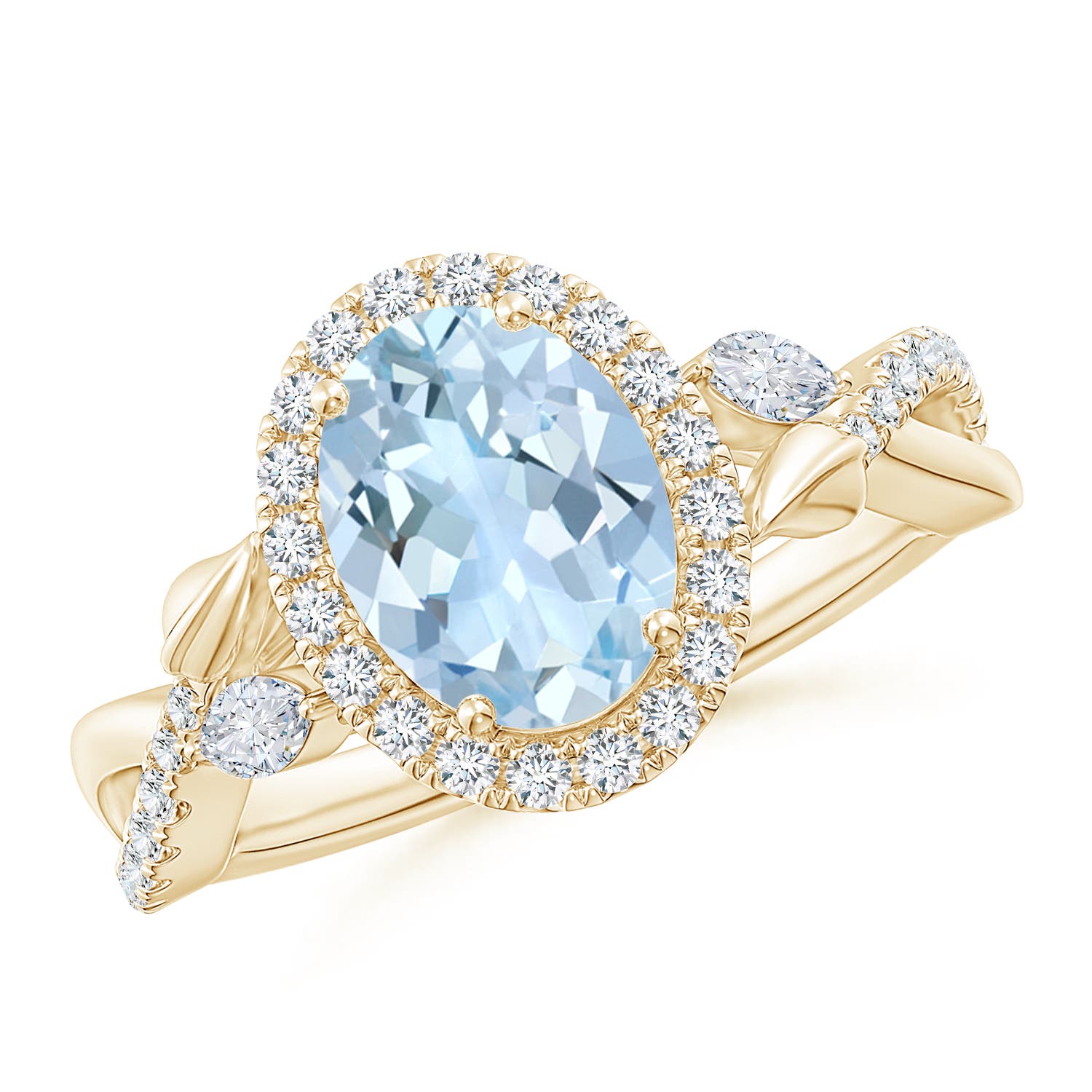 AA - Aquamarine / 1.96 CT / 14 KT Yellow Gold