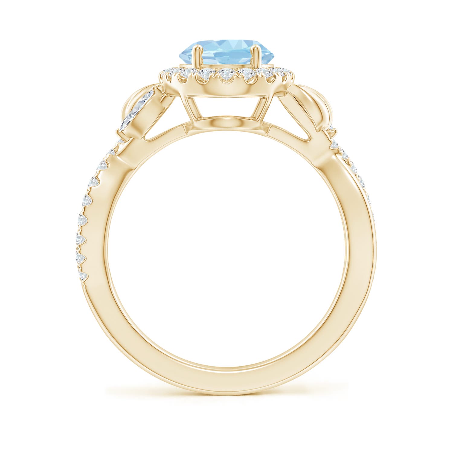 AAA - Aquamarine / 1.96 CT / 14 KT Yellow Gold