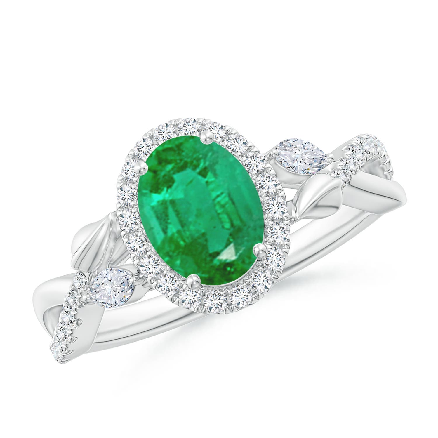 AA - Emerald / 1.52 CT / 14 KT White Gold