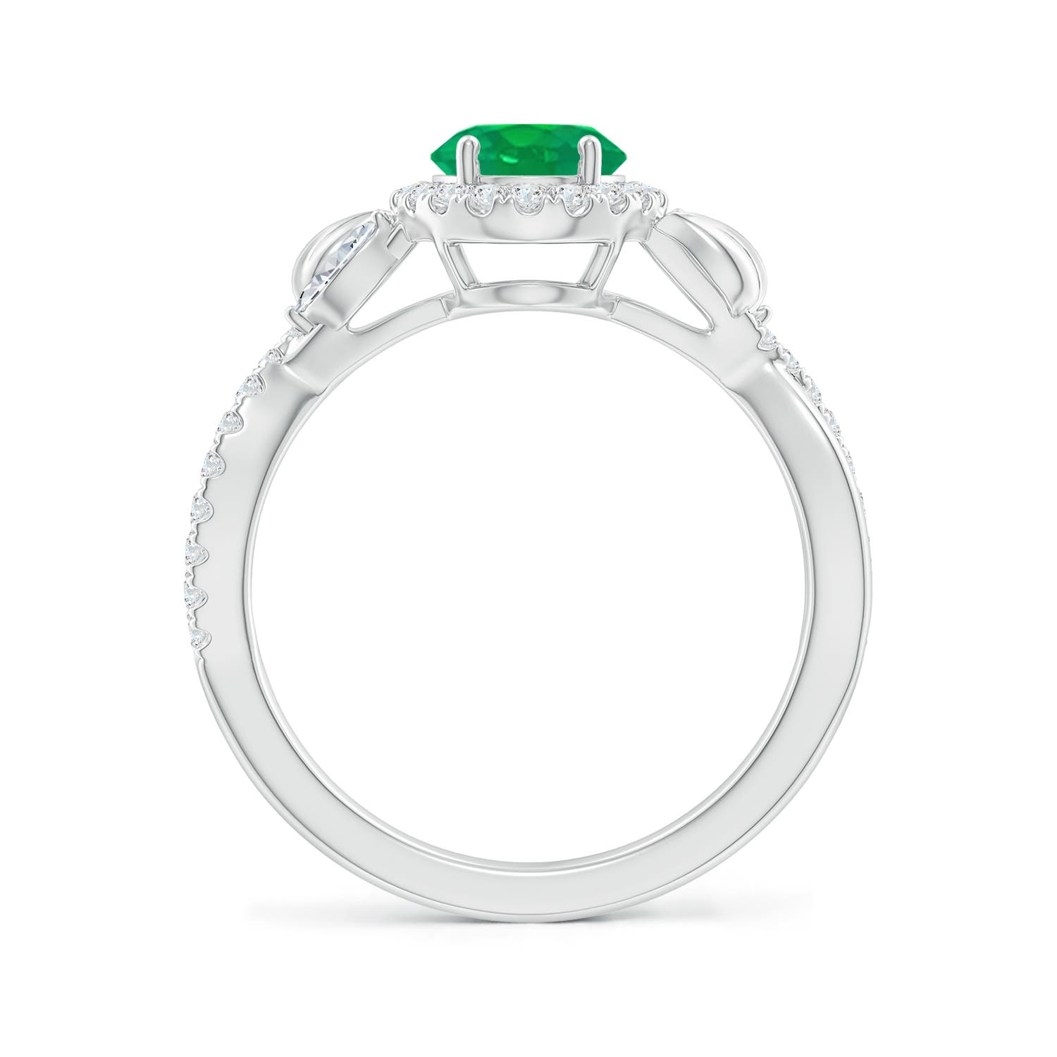 AA - Emerald / 1.52 CT / 14 KT White Gold