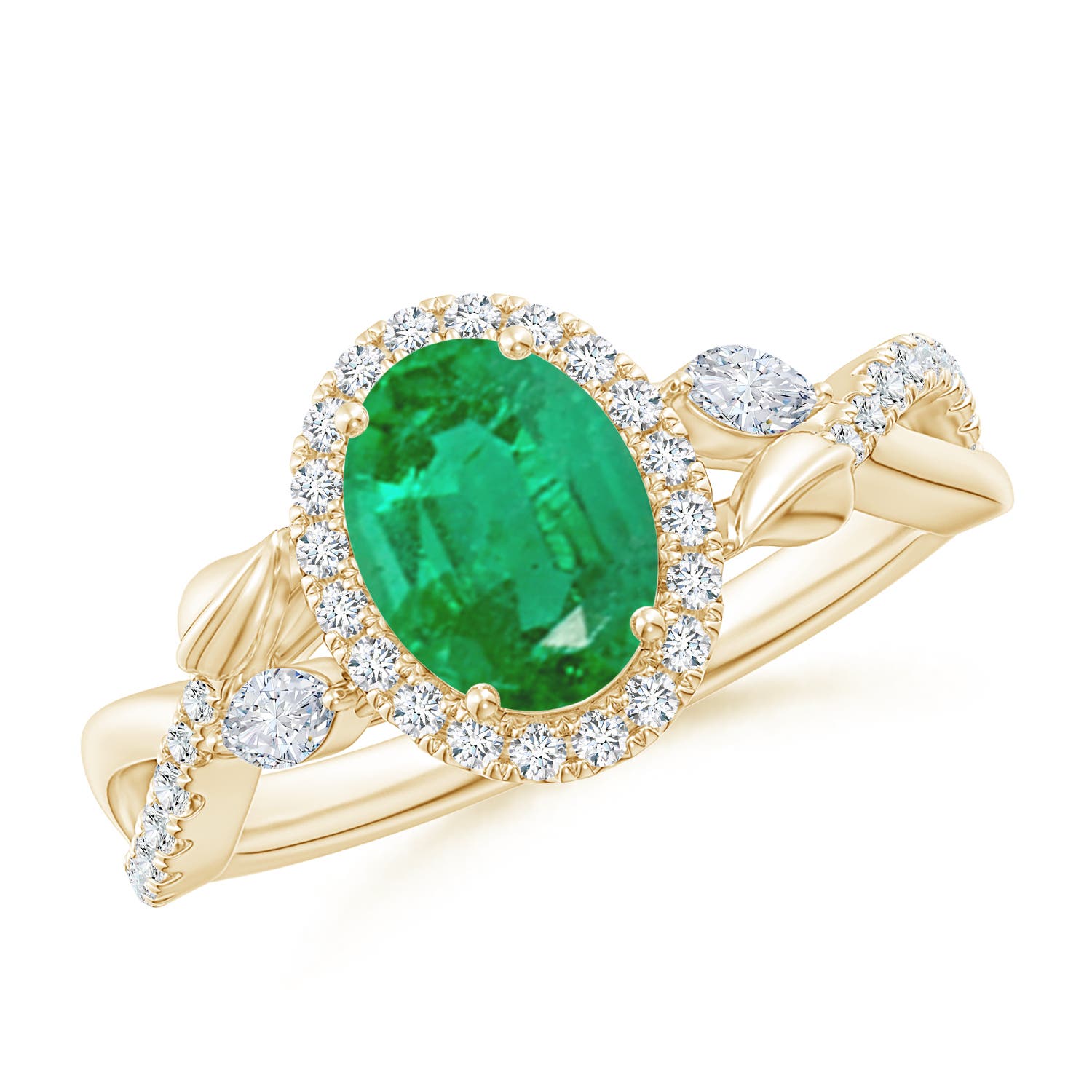 AA - Emerald / 1.52 CT / 14 KT Yellow Gold