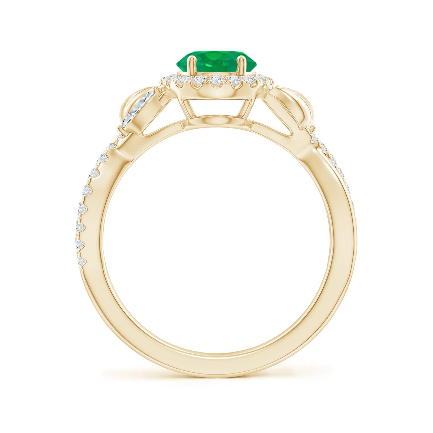 AA - Emerald / 1.52 CT / 14 KT Yellow Gold