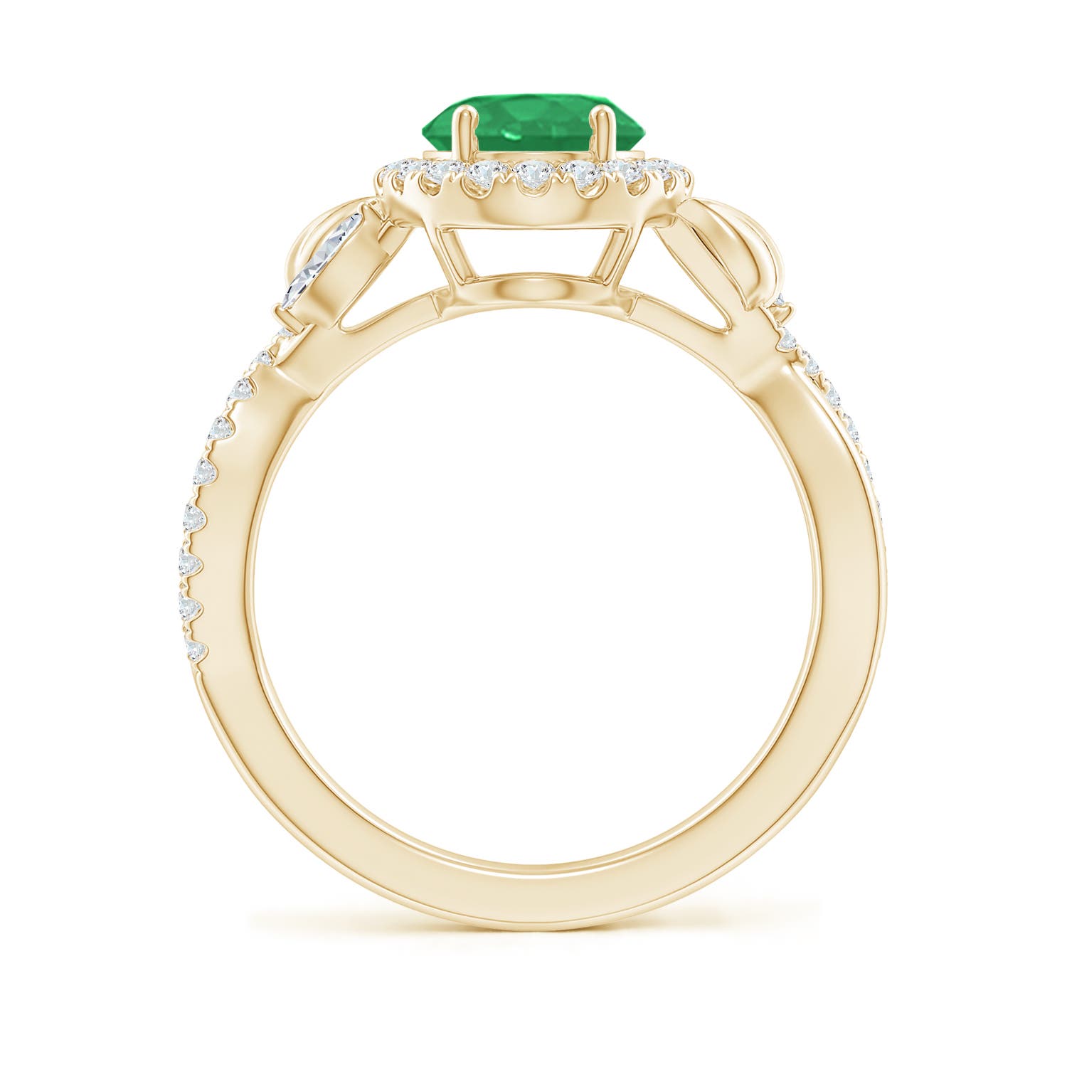 A - Emerald / 1.98 CT / 14 KT Yellow Gold