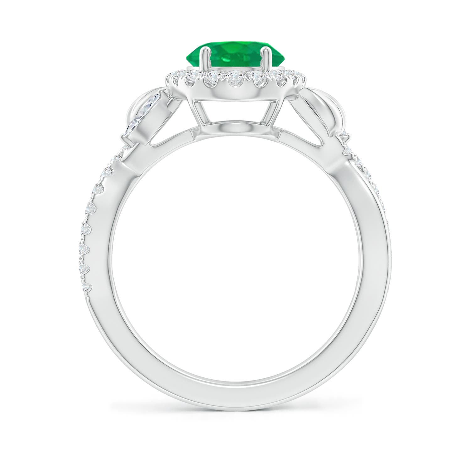 AA - Emerald / 1.98 CT / 14 KT White Gold