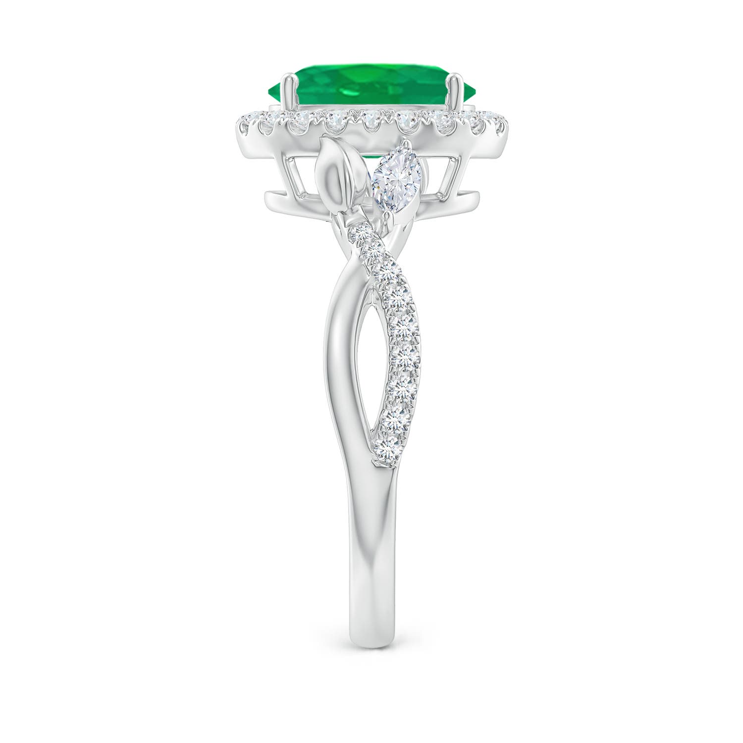 AA - Emerald / 1.98 CT / 14 KT White Gold