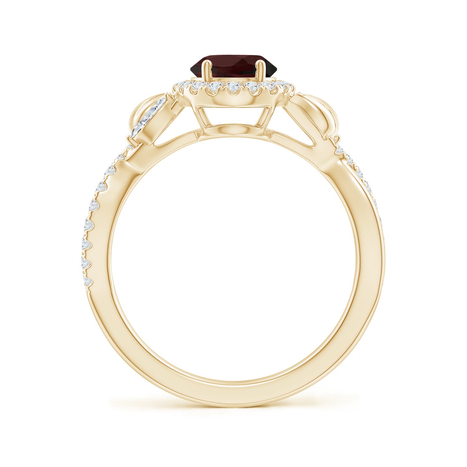 A - Garnet / 1.87 CT / 14 KT Yellow Gold