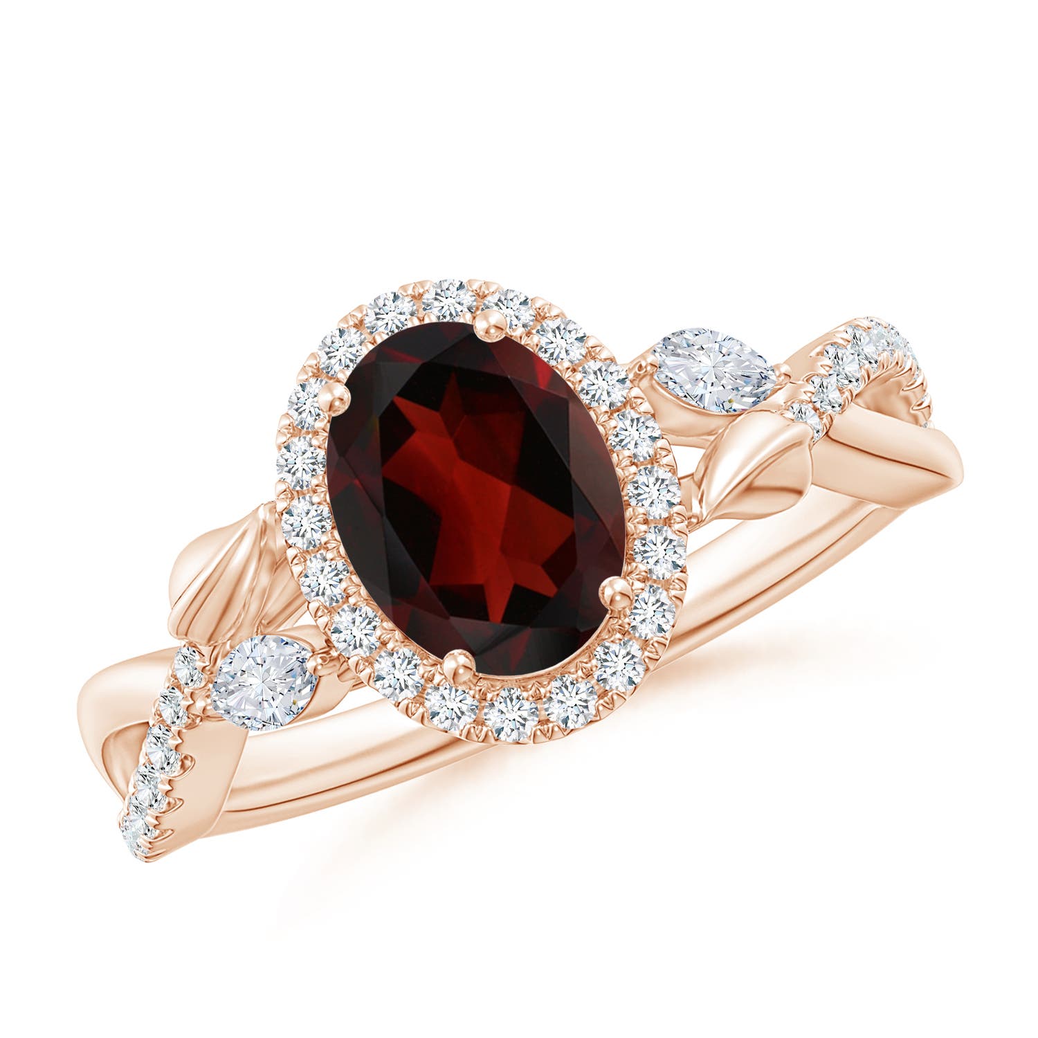 AA - Garnet / 1.87 CT / 14 KT Rose Gold