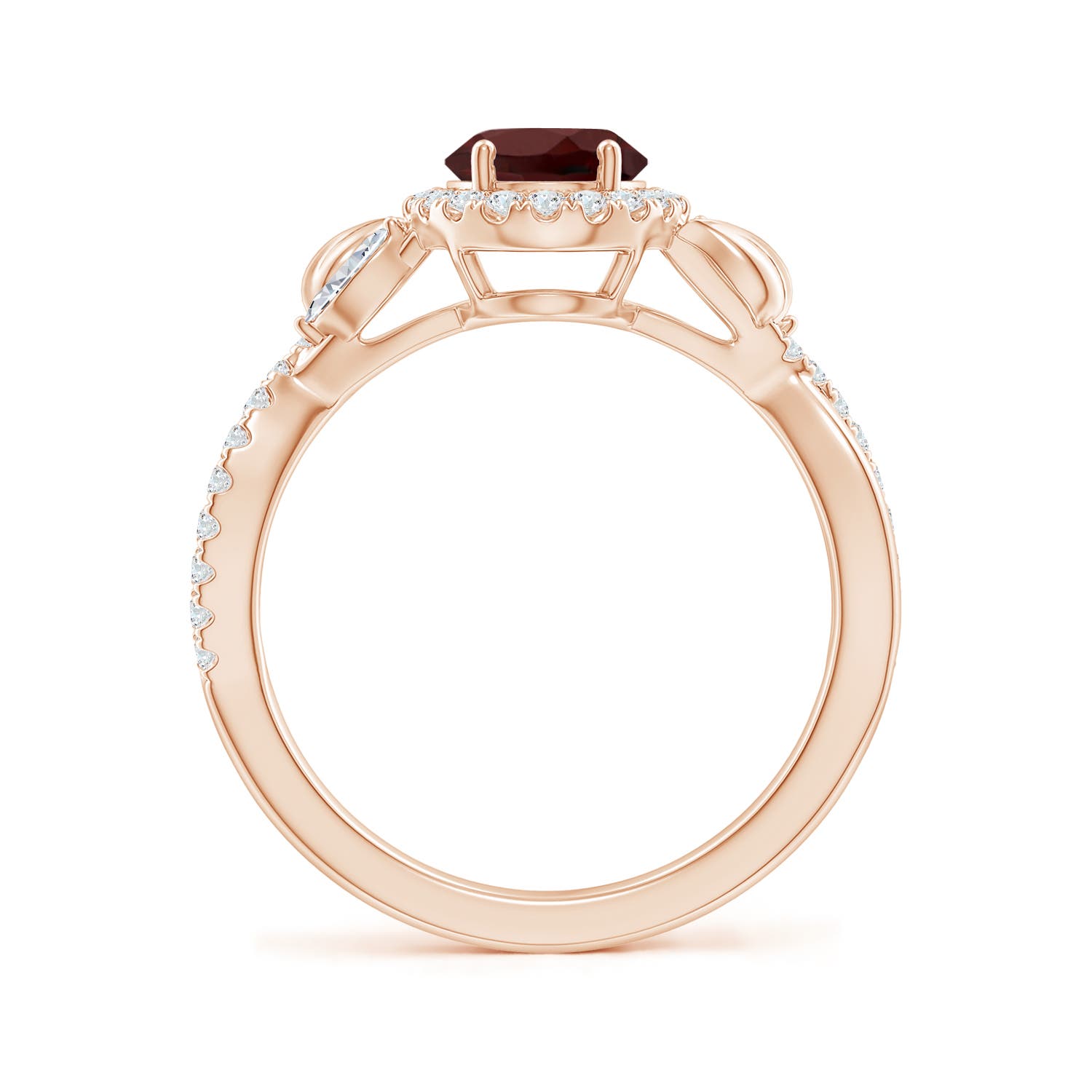 AA - Garnet / 1.87 CT / 14 KT Rose Gold