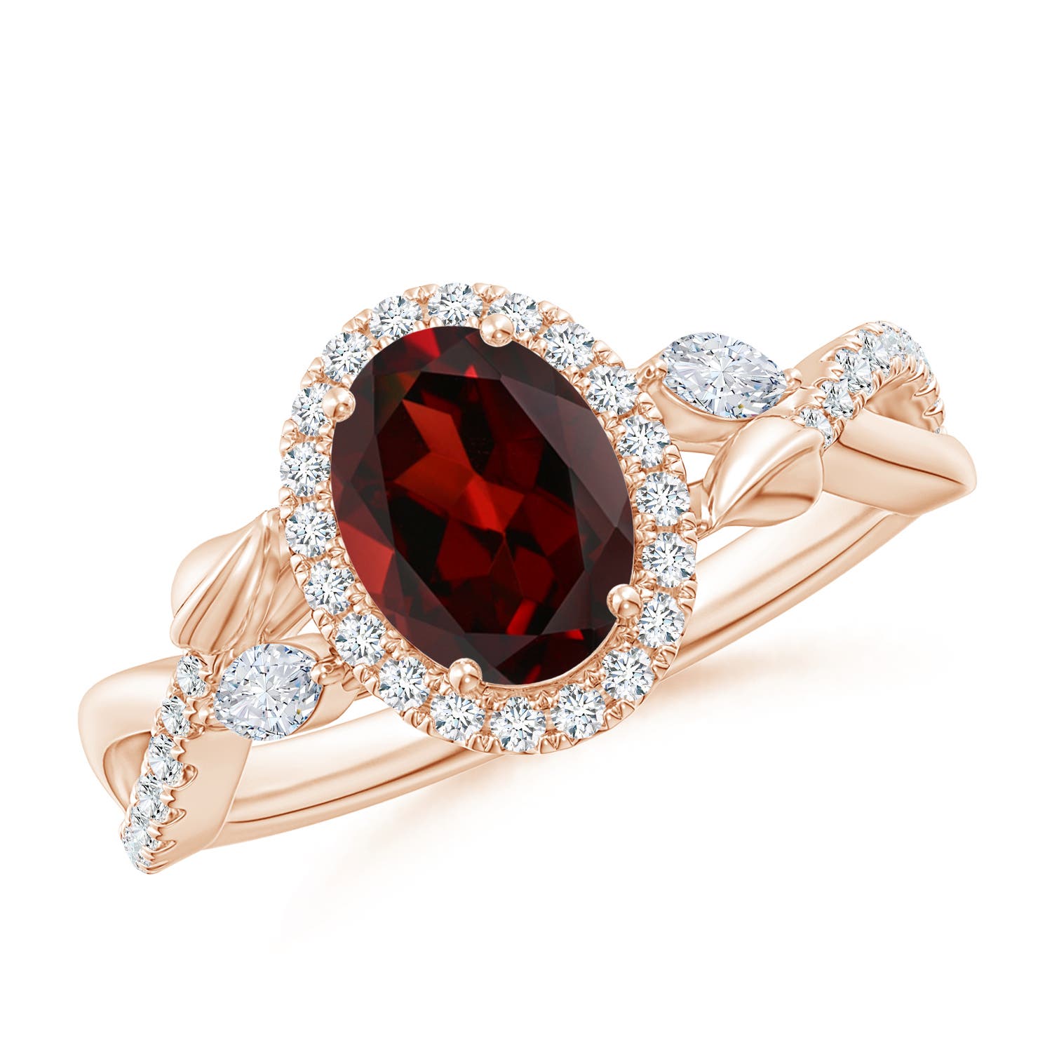 AAA - Garnet / 1.87 CT / 14 KT Rose Gold