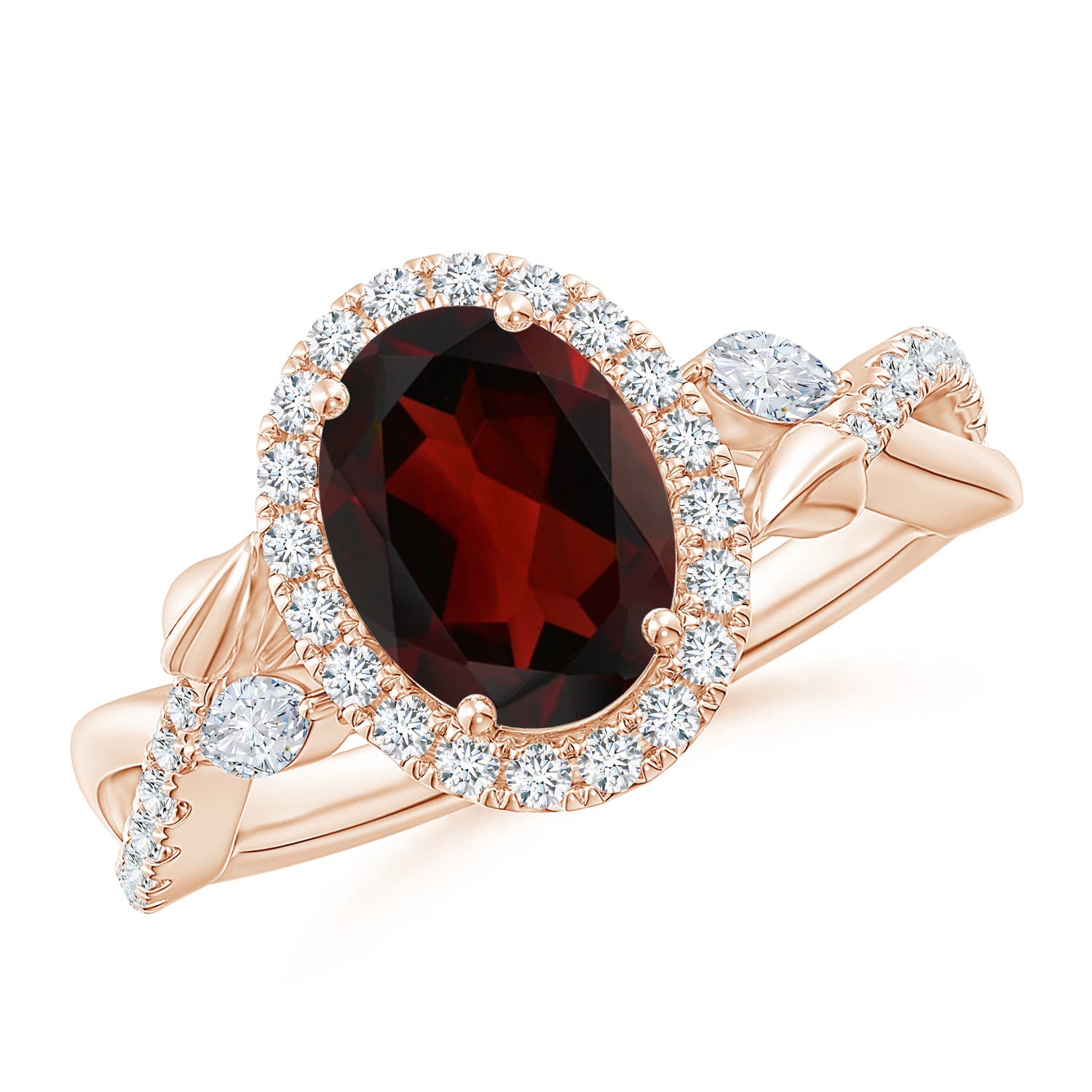 AA - Garnet / 2.46 CT / 14 KT Rose Gold