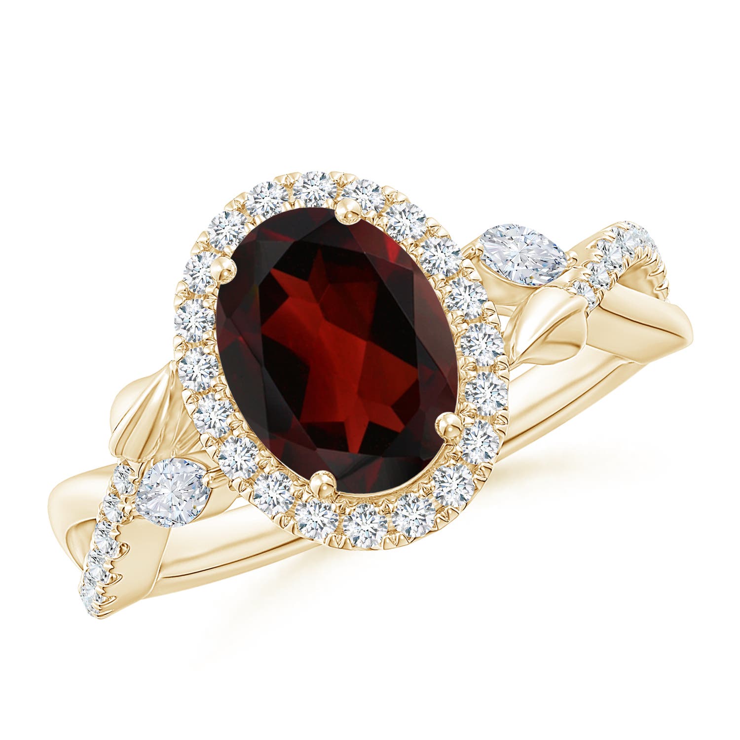 AA - Garnet / 2.46 CT / 14 KT Yellow Gold