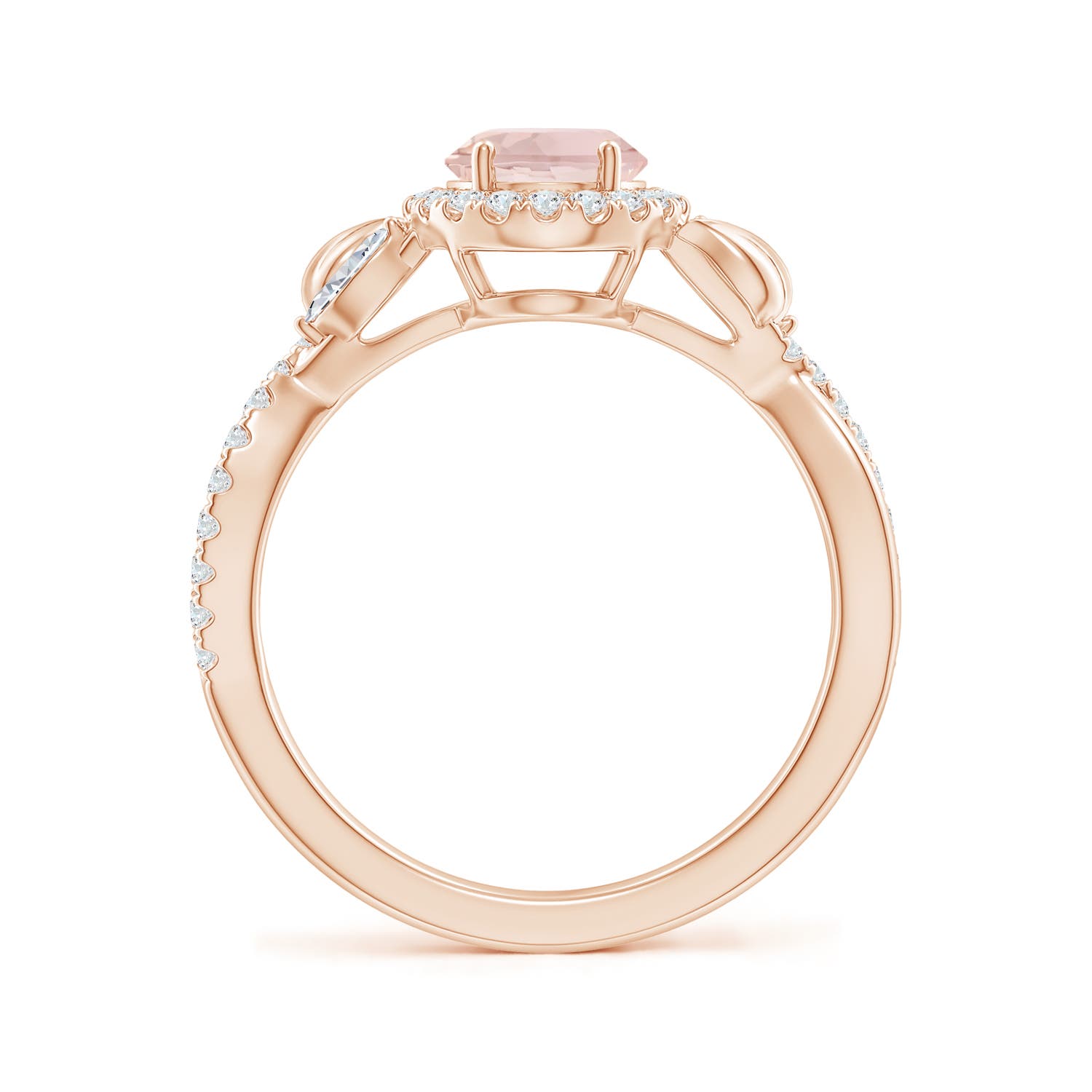 A - Morganite / 1.52 CT / 14 KT Rose Gold