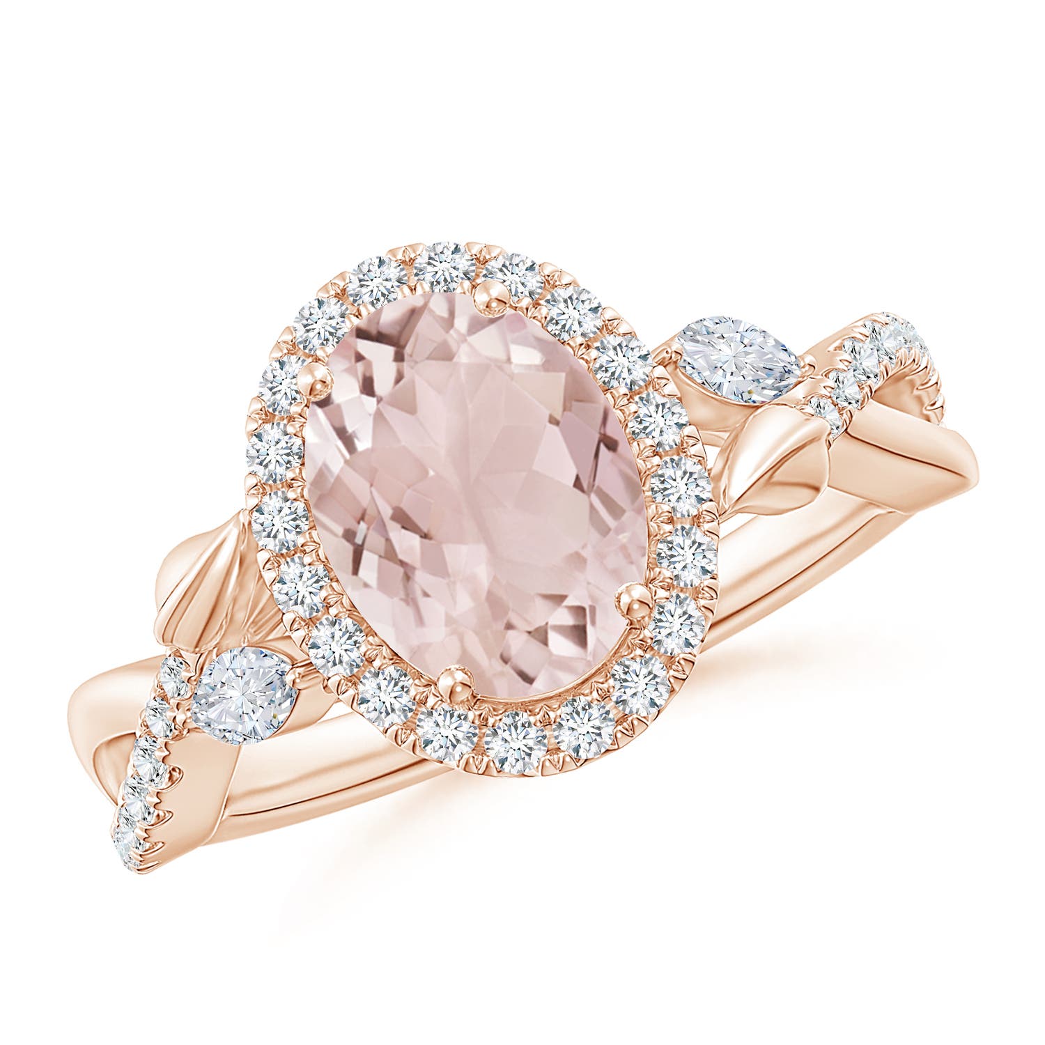 A - Morganite / 2.11 CT / 14 KT Rose Gold