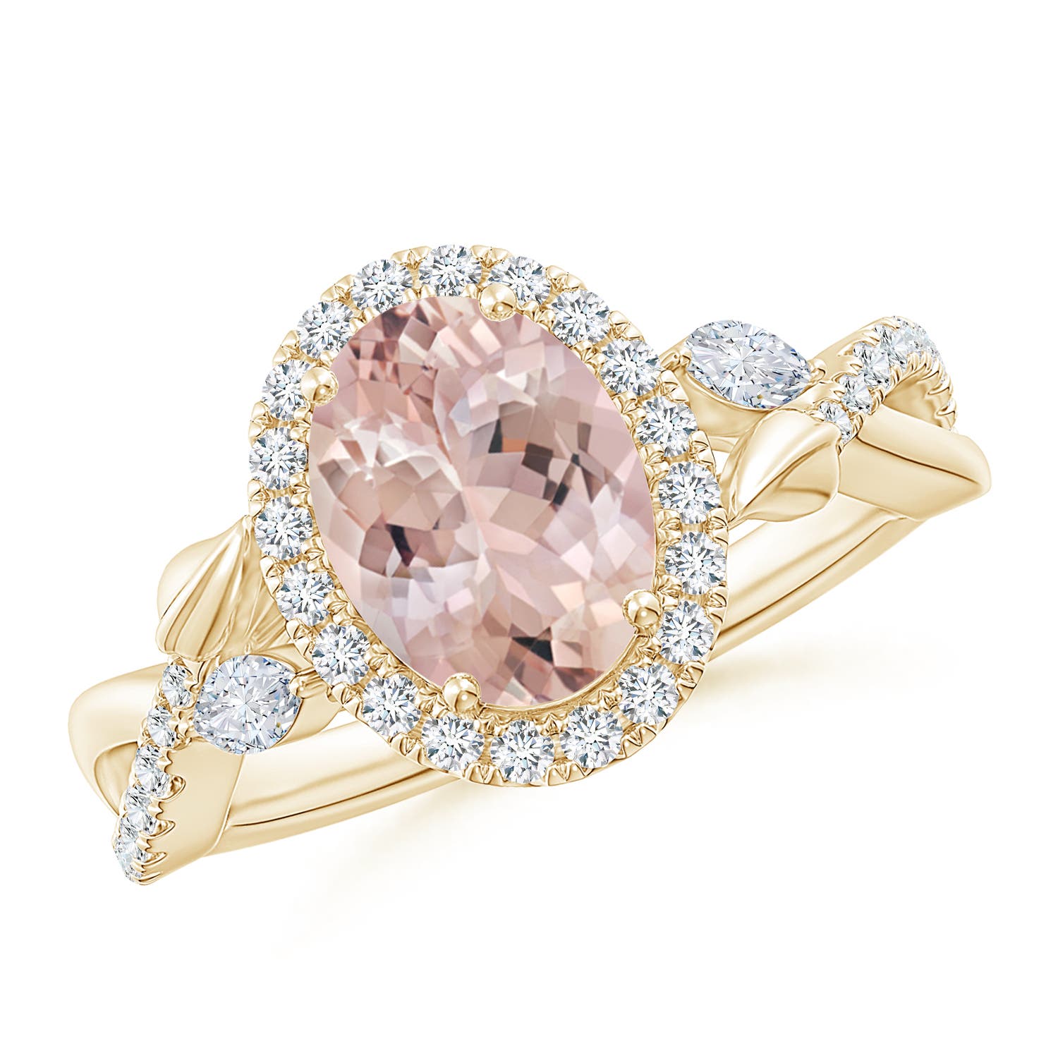 AA - Morganite / 2.11 CT / 14 KT Yellow Gold