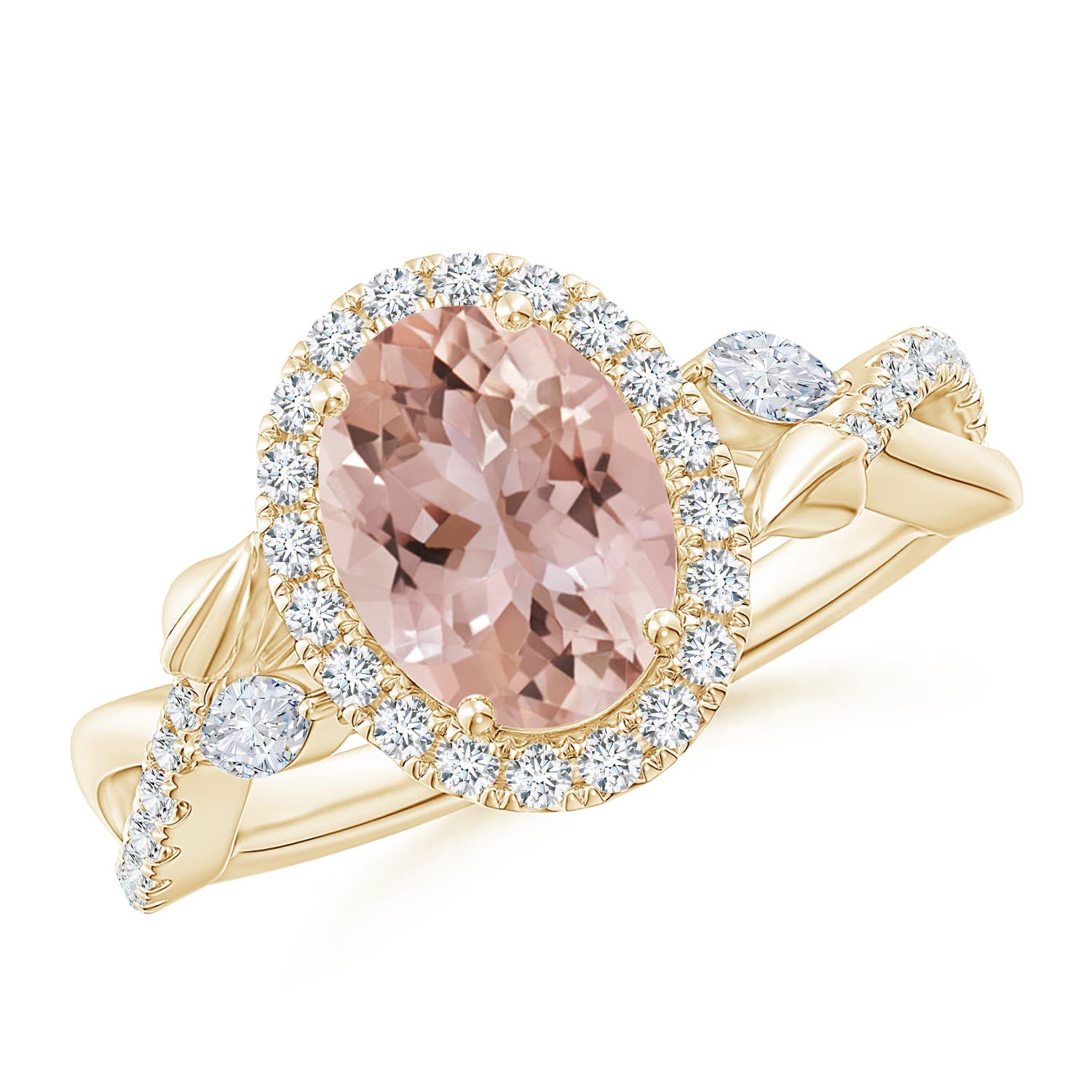 AAA - Morganite / 2.11 CT / 14 KT Yellow Gold