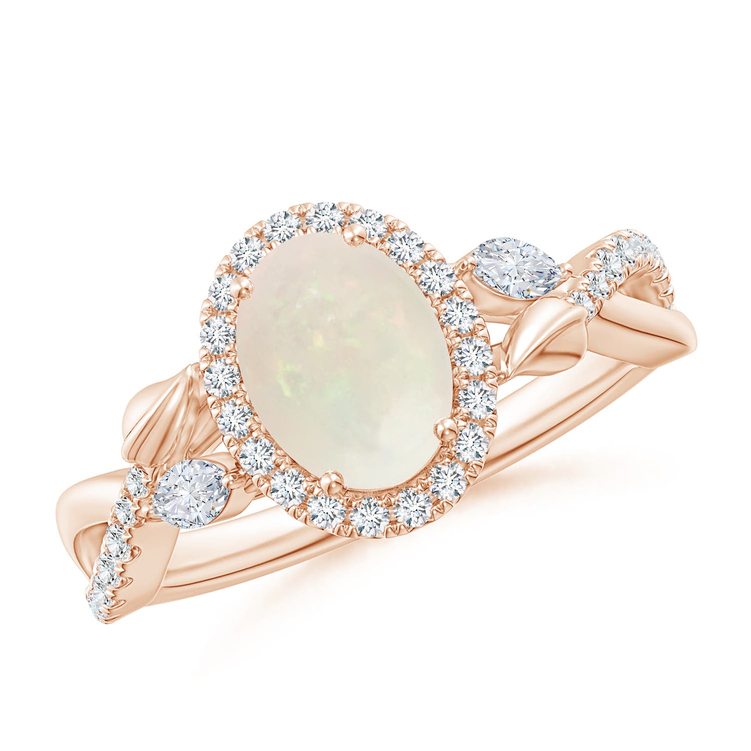 A - Opal / 1.22 CT / 14 KT Rose Gold