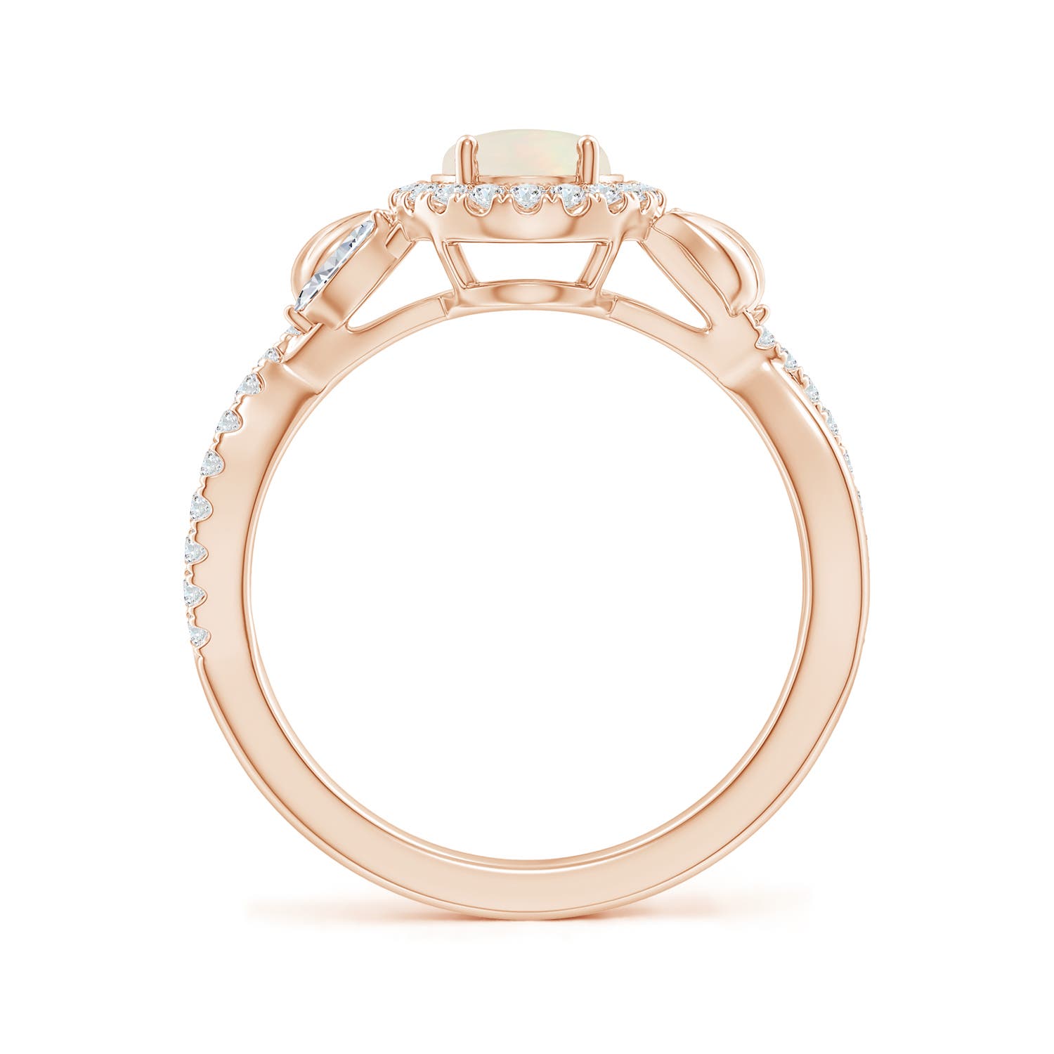 A - Opal / 1.22 CT / 14 KT Rose Gold