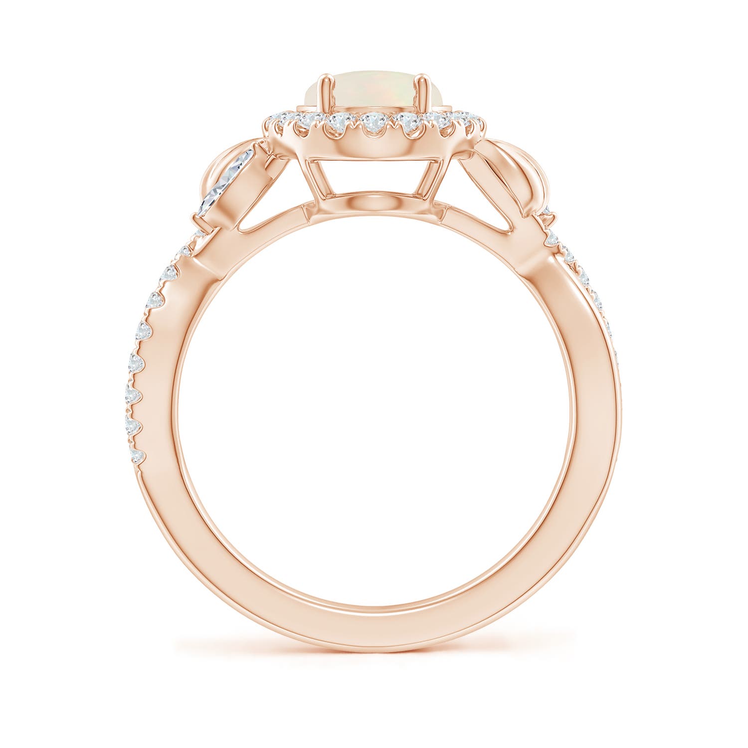 A - Opal / 1.58 CT / 14 KT Rose Gold