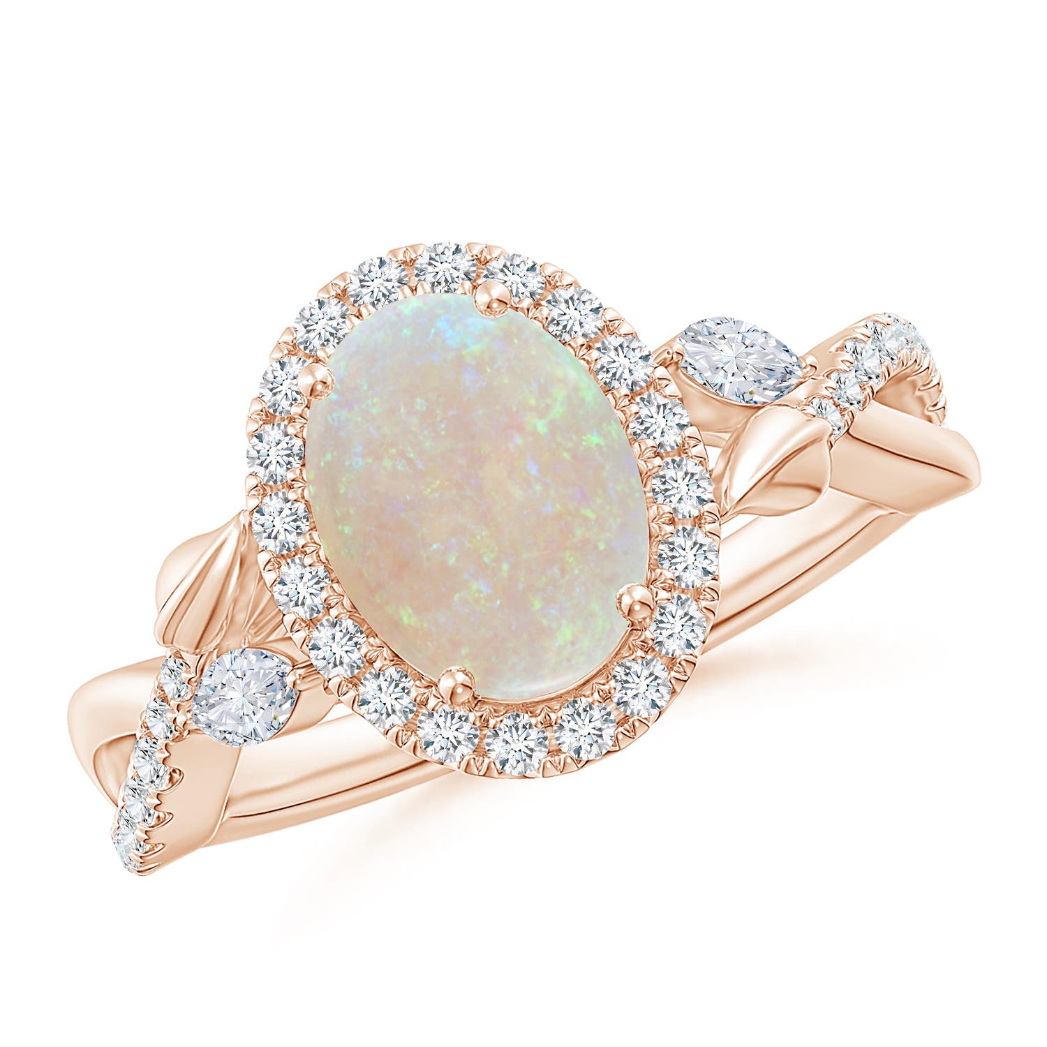 AA - Opal / 1.58 CT / 14 KT Rose Gold