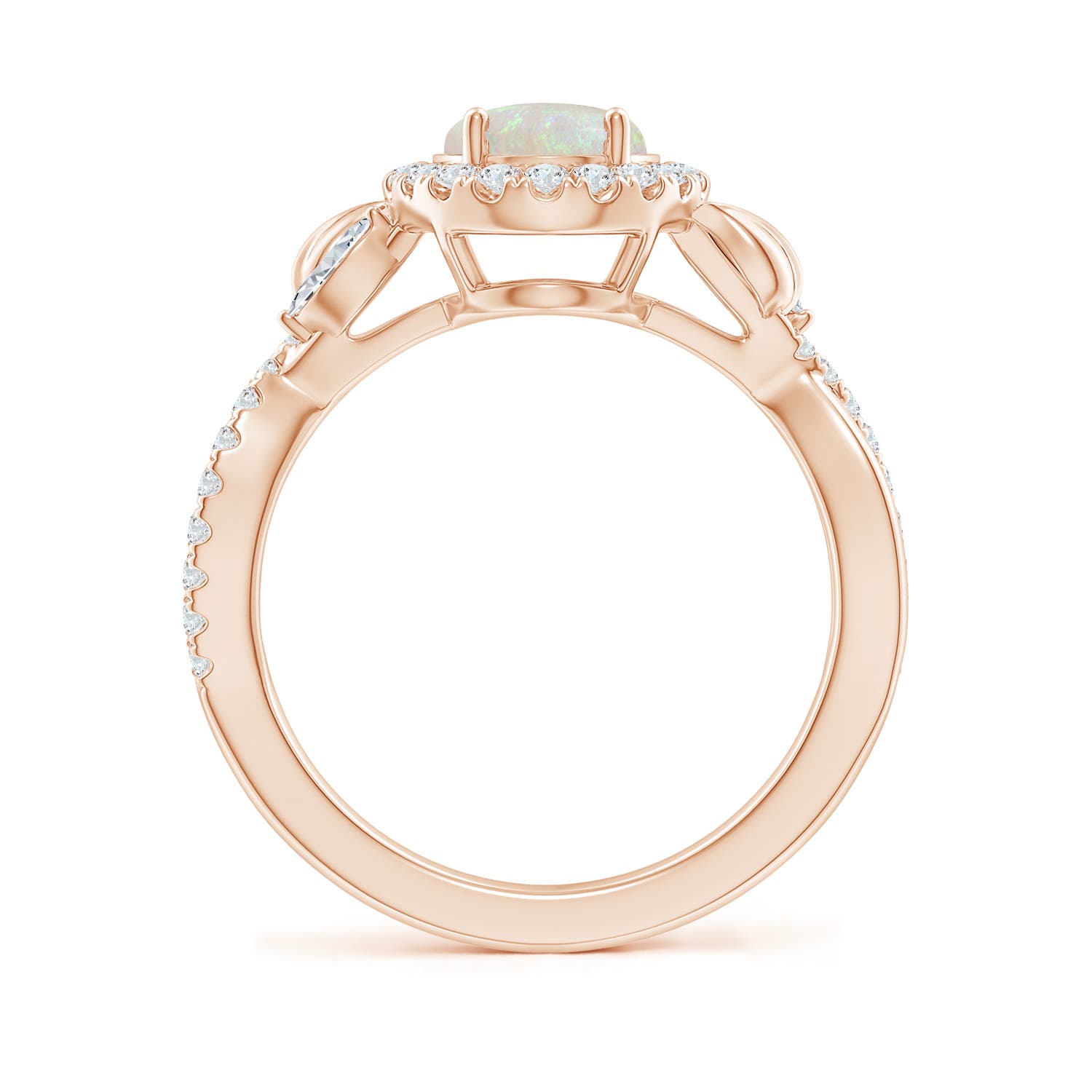 AA - Opal / 1.58 CT / 14 KT Rose Gold